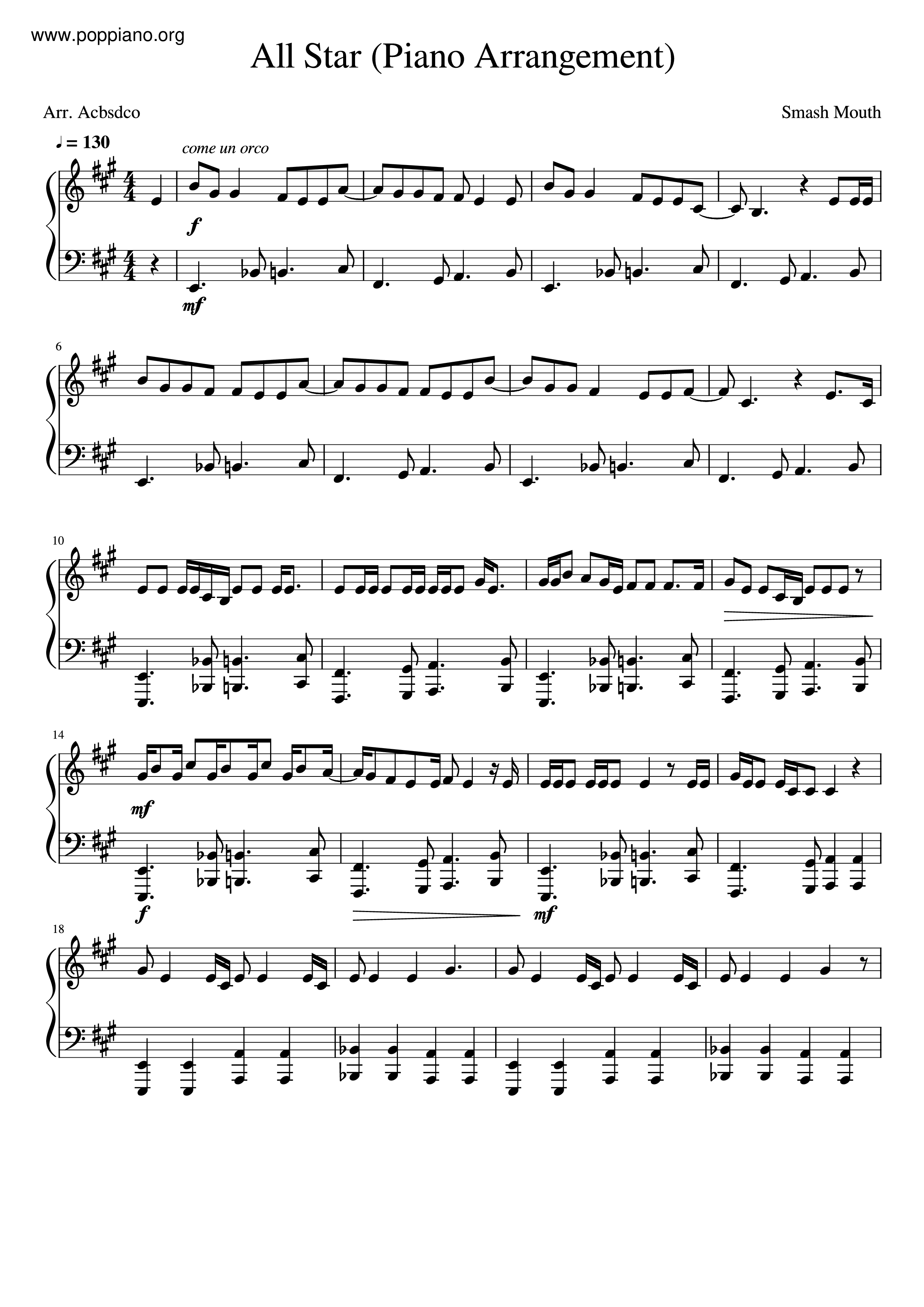 All Star Score