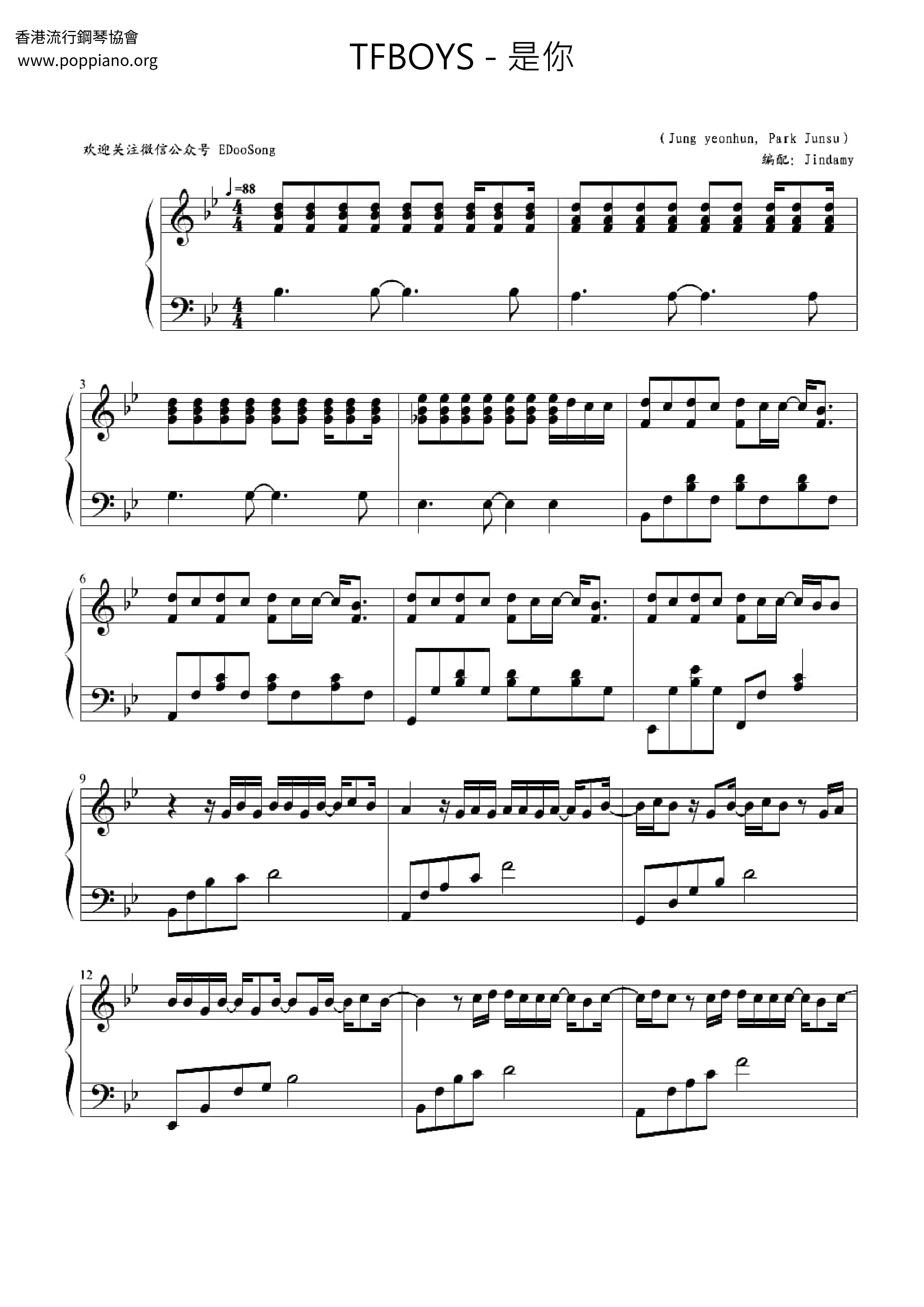 It’s You Score