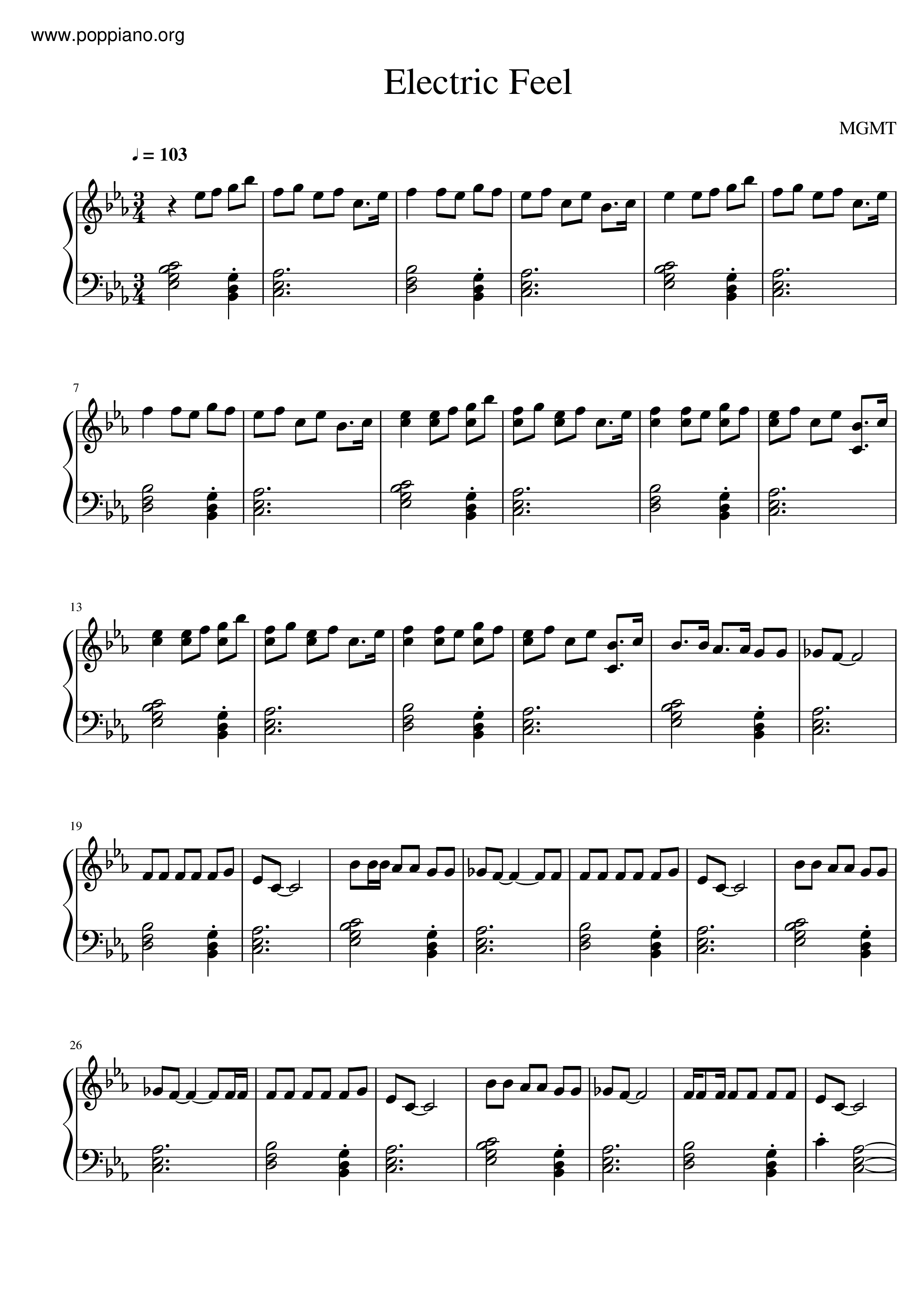 Electric Feel Score