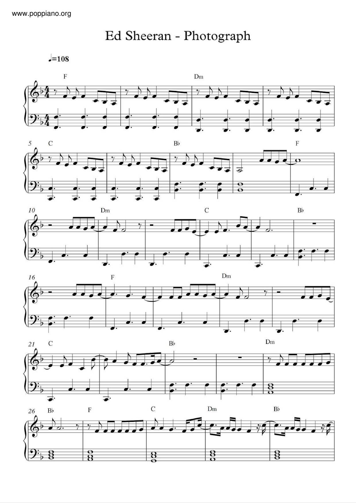 Photograph Score