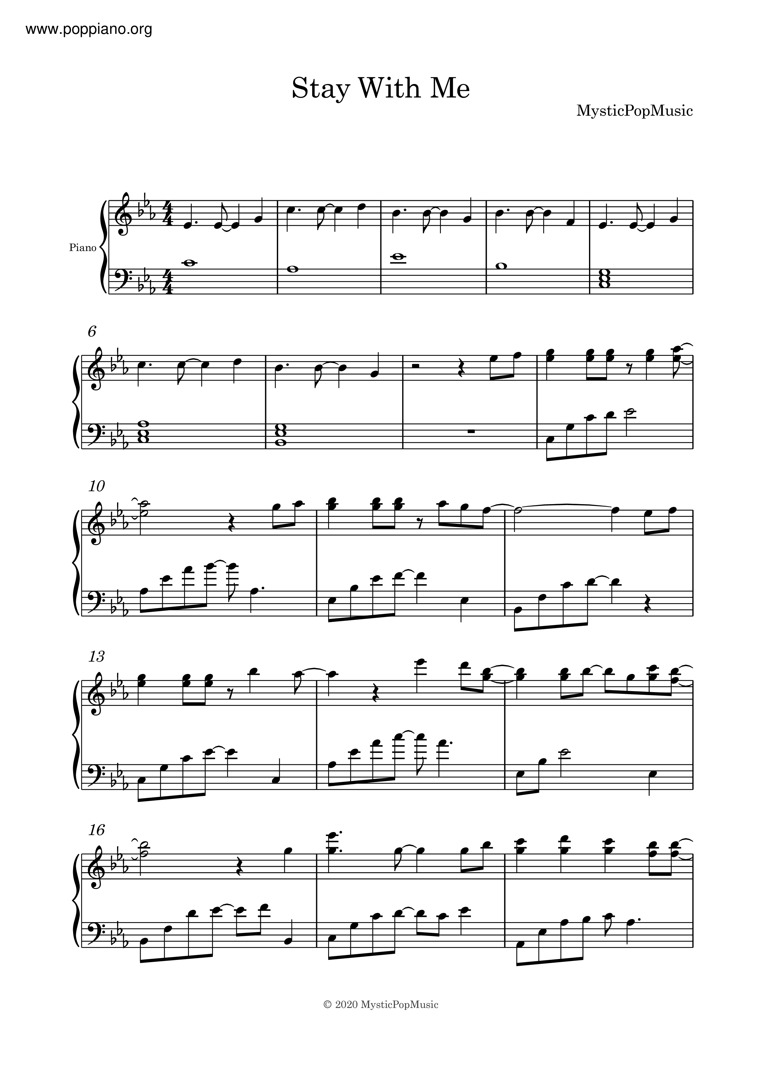 Goblin - Stay With Me Score