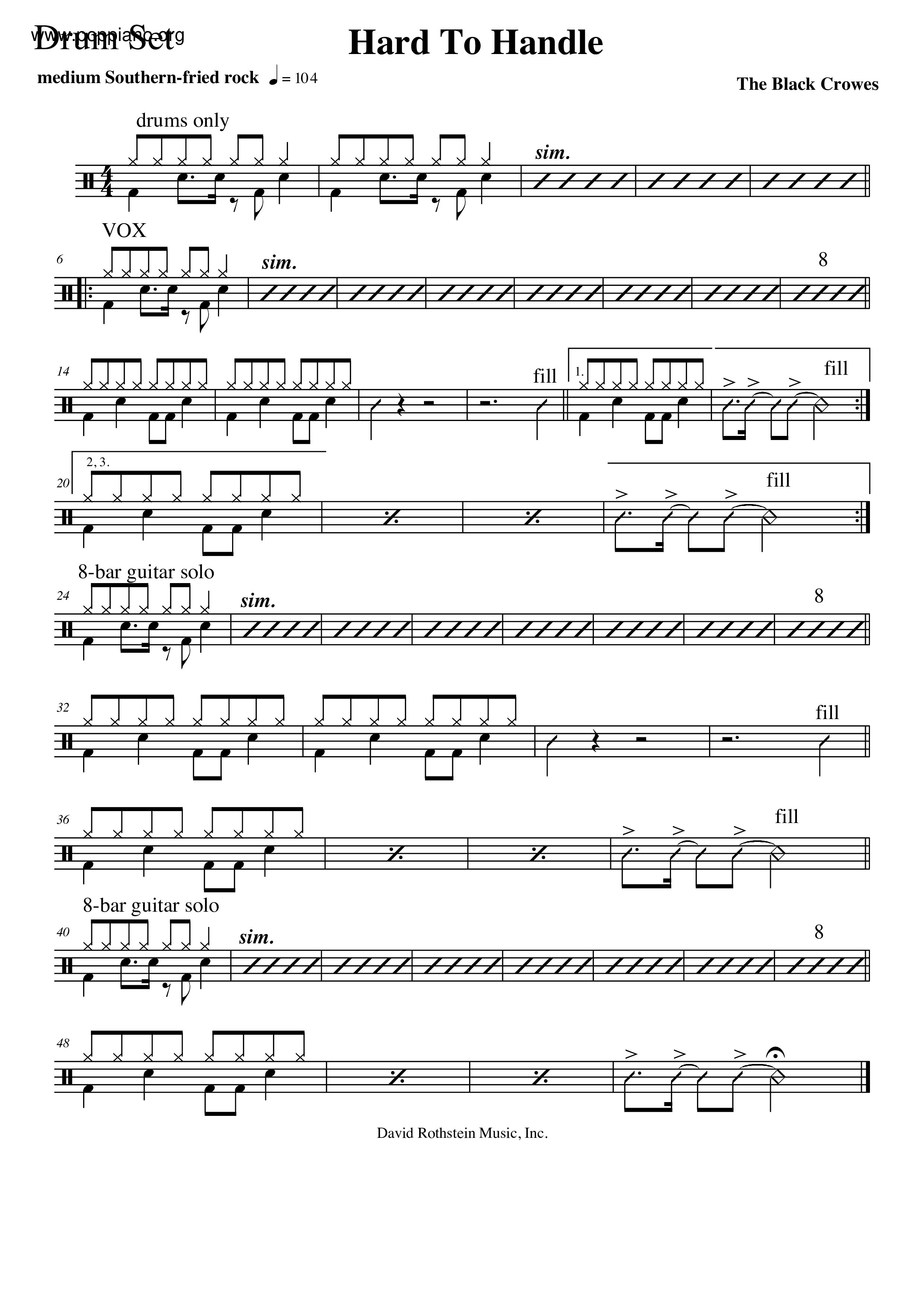 Hard To Handle Score