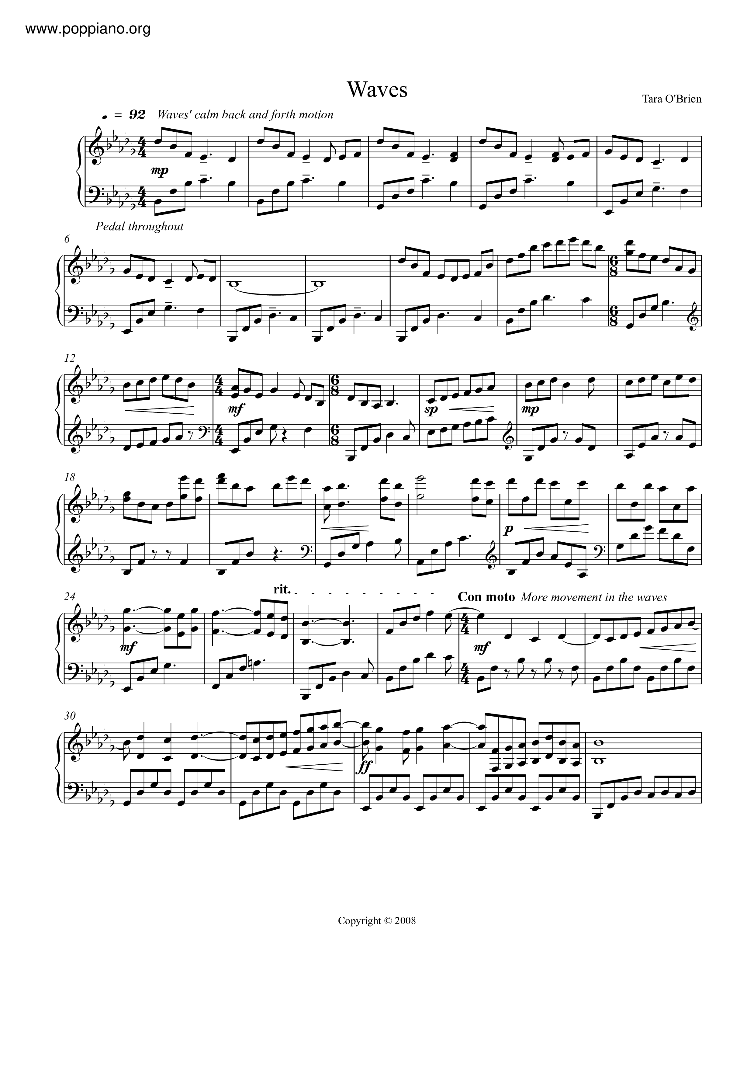 Waves Score