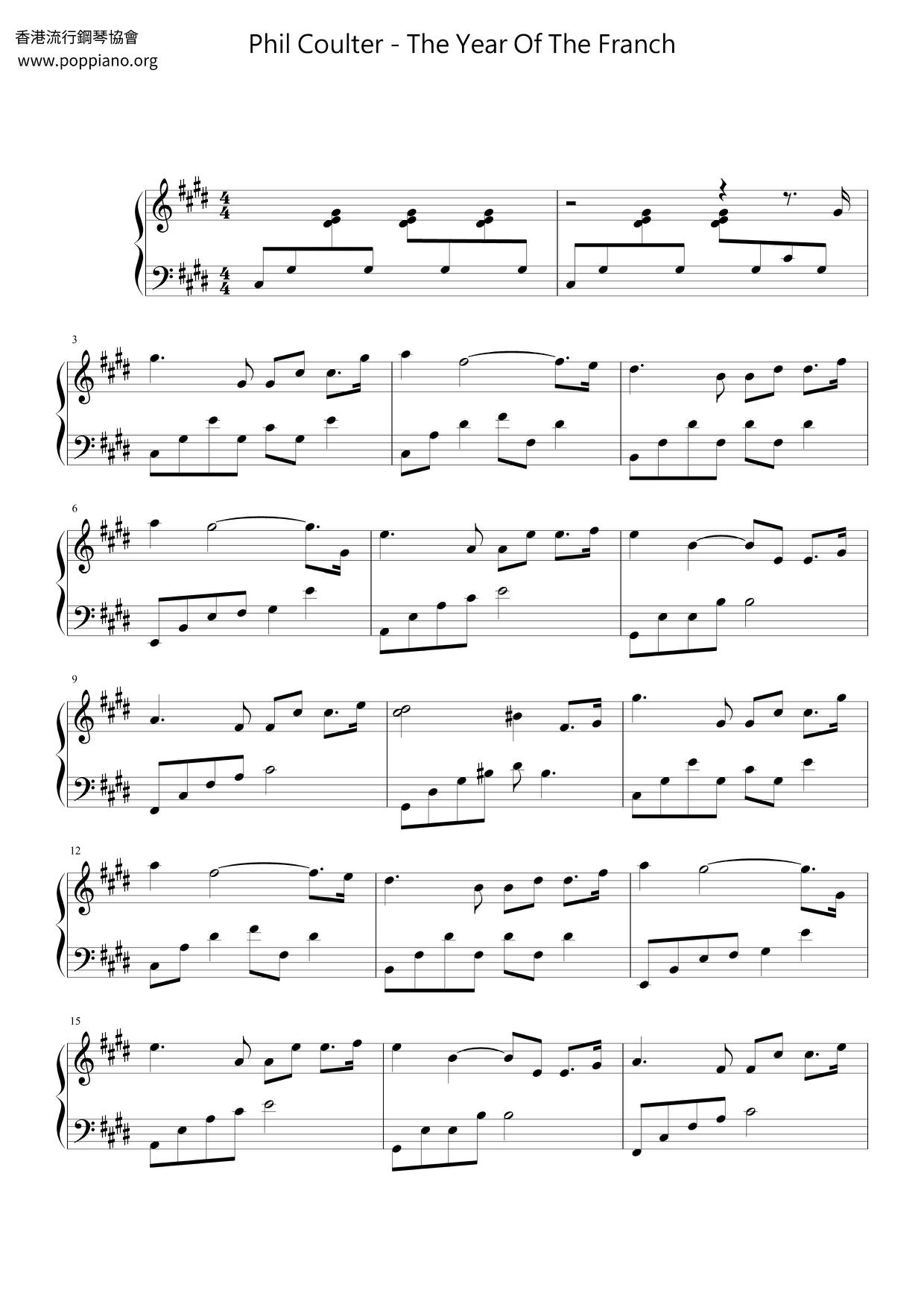 The Year of The Franch Score