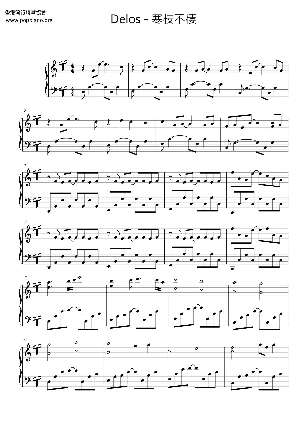 Cold Branches Do Not Live Score