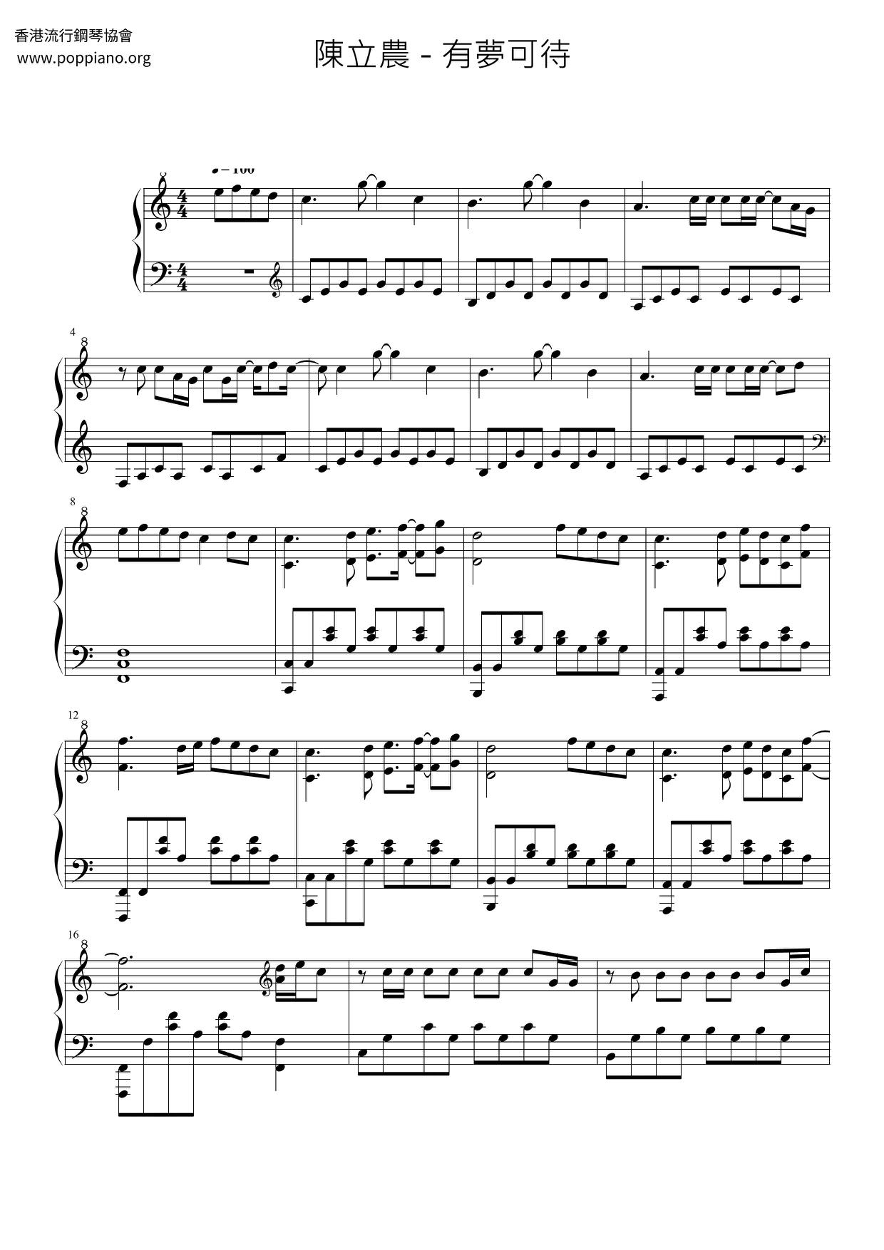 There Are Dreams To Wait Score