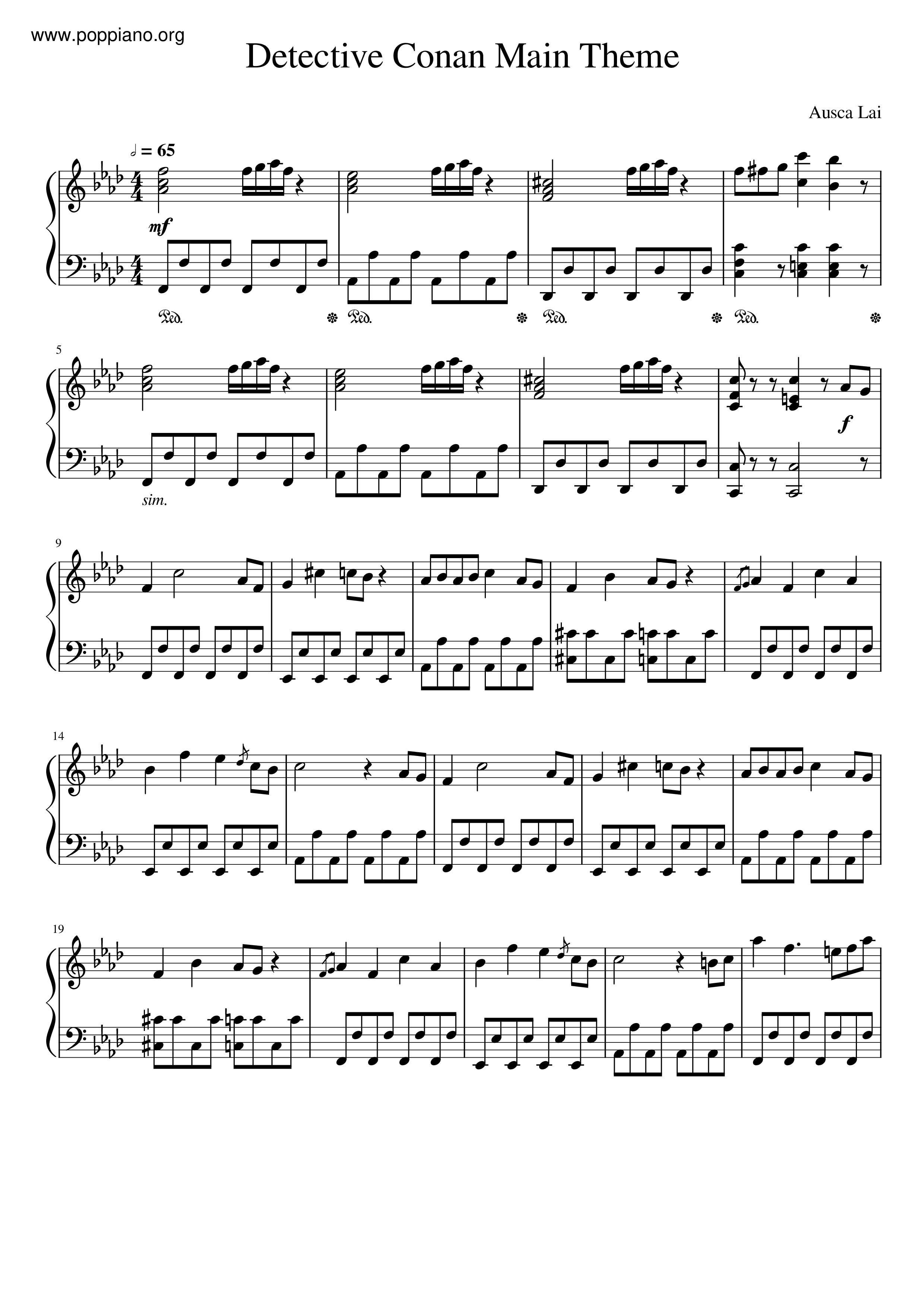 Detective Conan Score