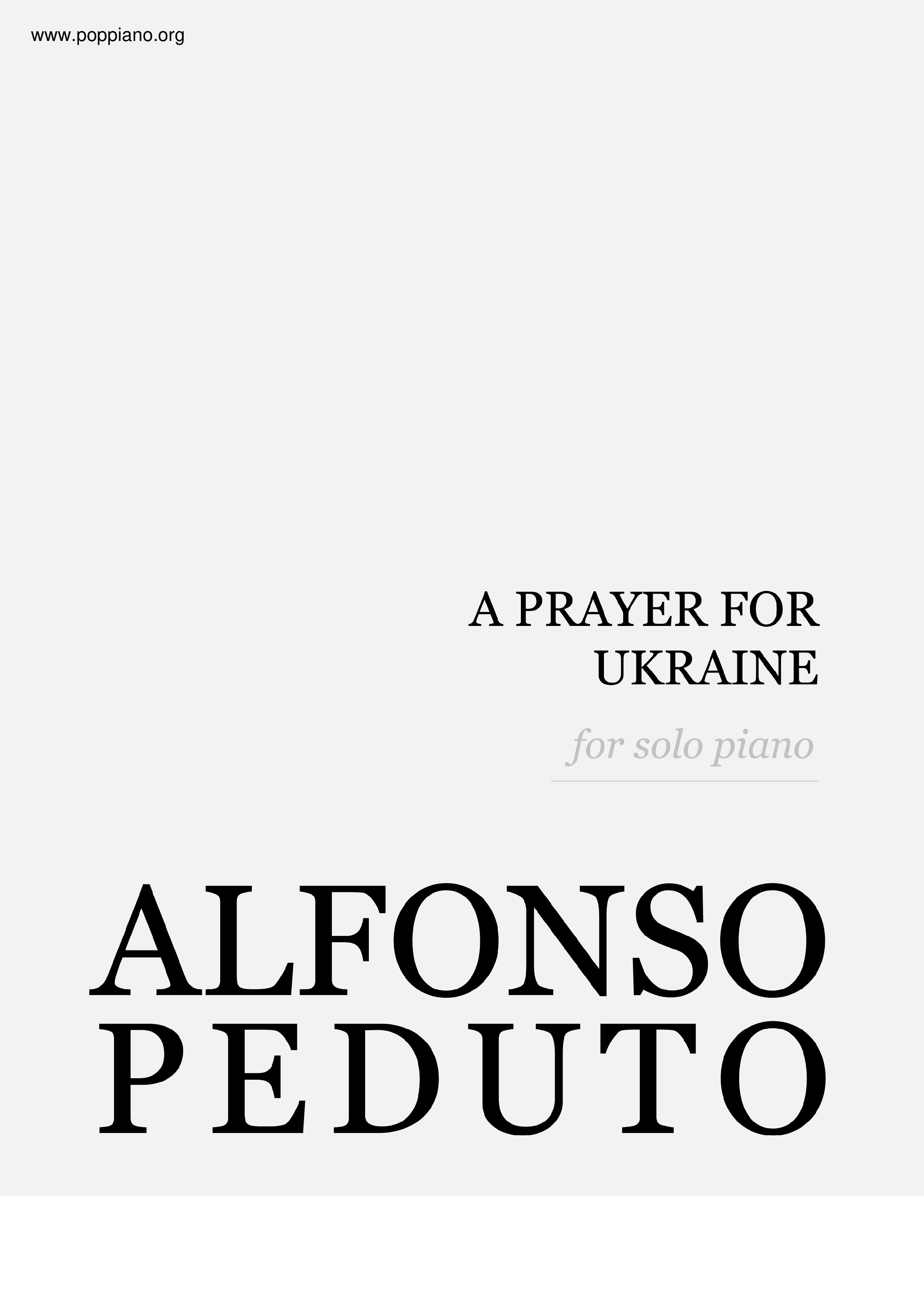 A Prayer For Ukraine Score
