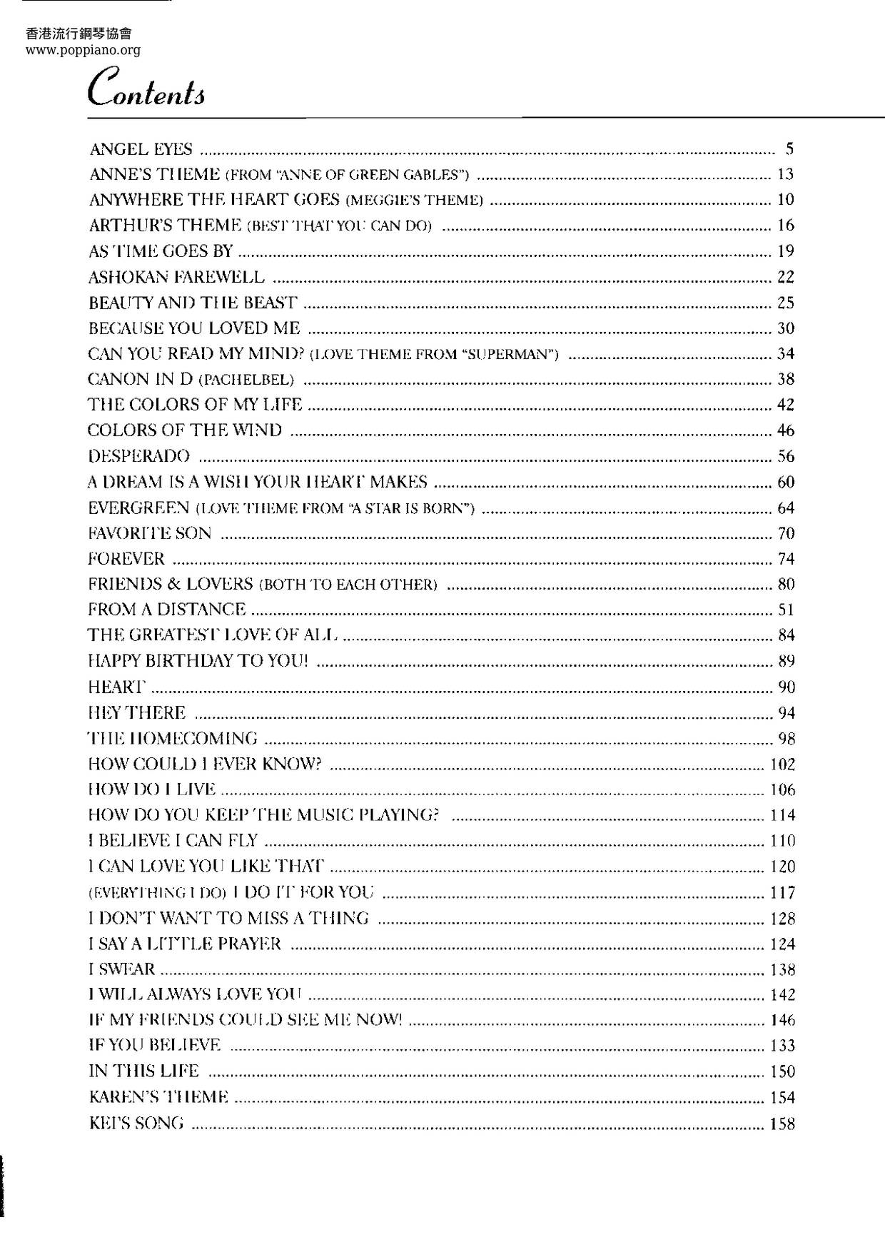 Popular Piano Solos 304 Pages Score