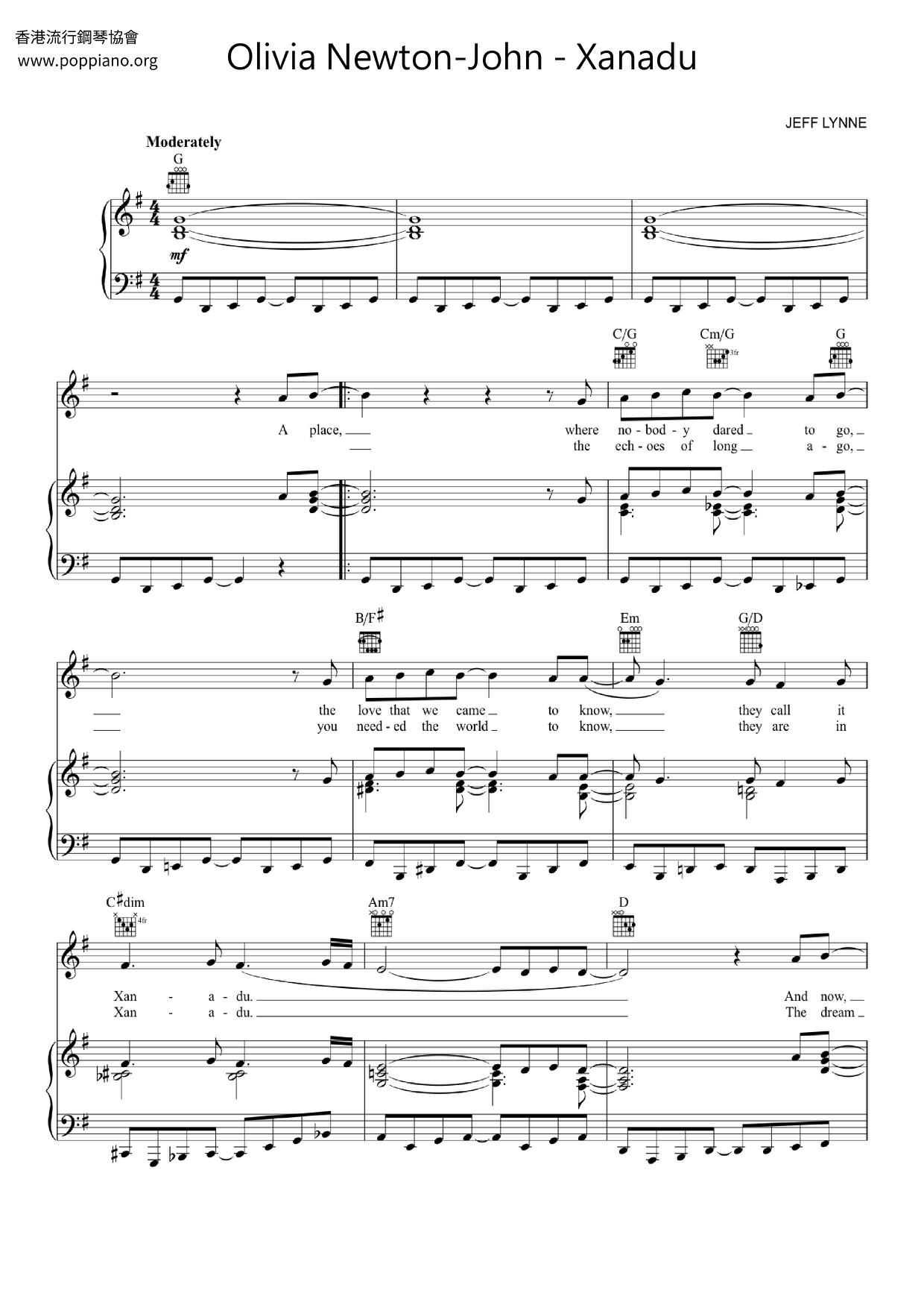 Xanadu Score
