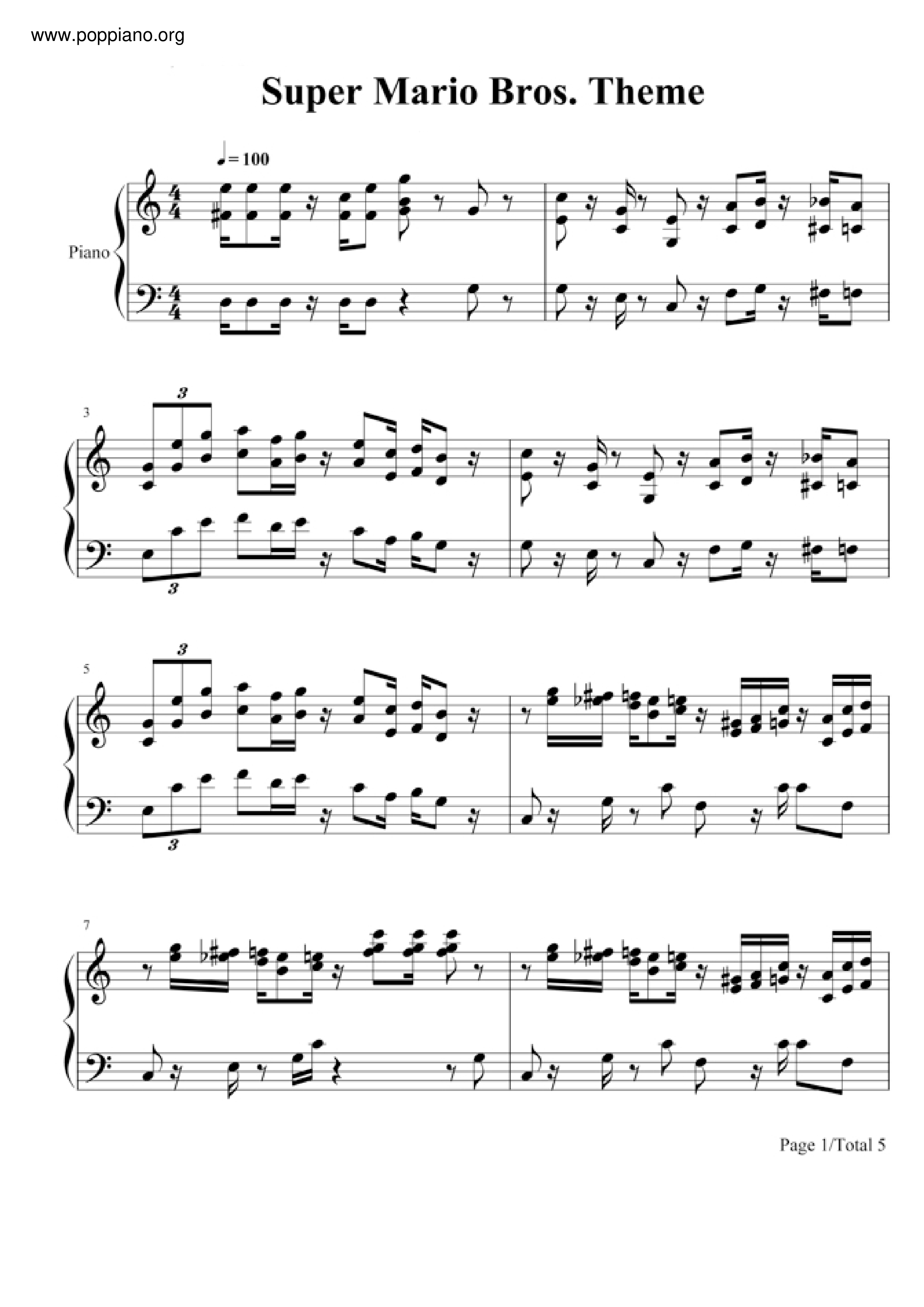 Mary Brothers Score