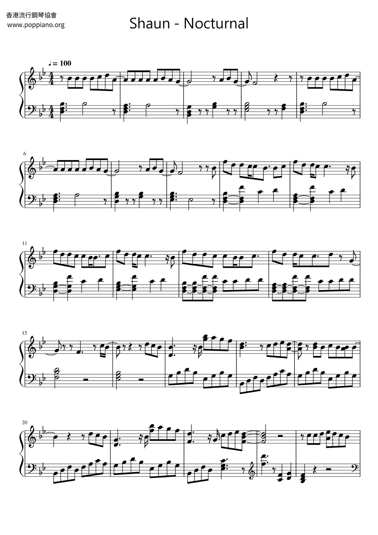 Nocturnal Score
