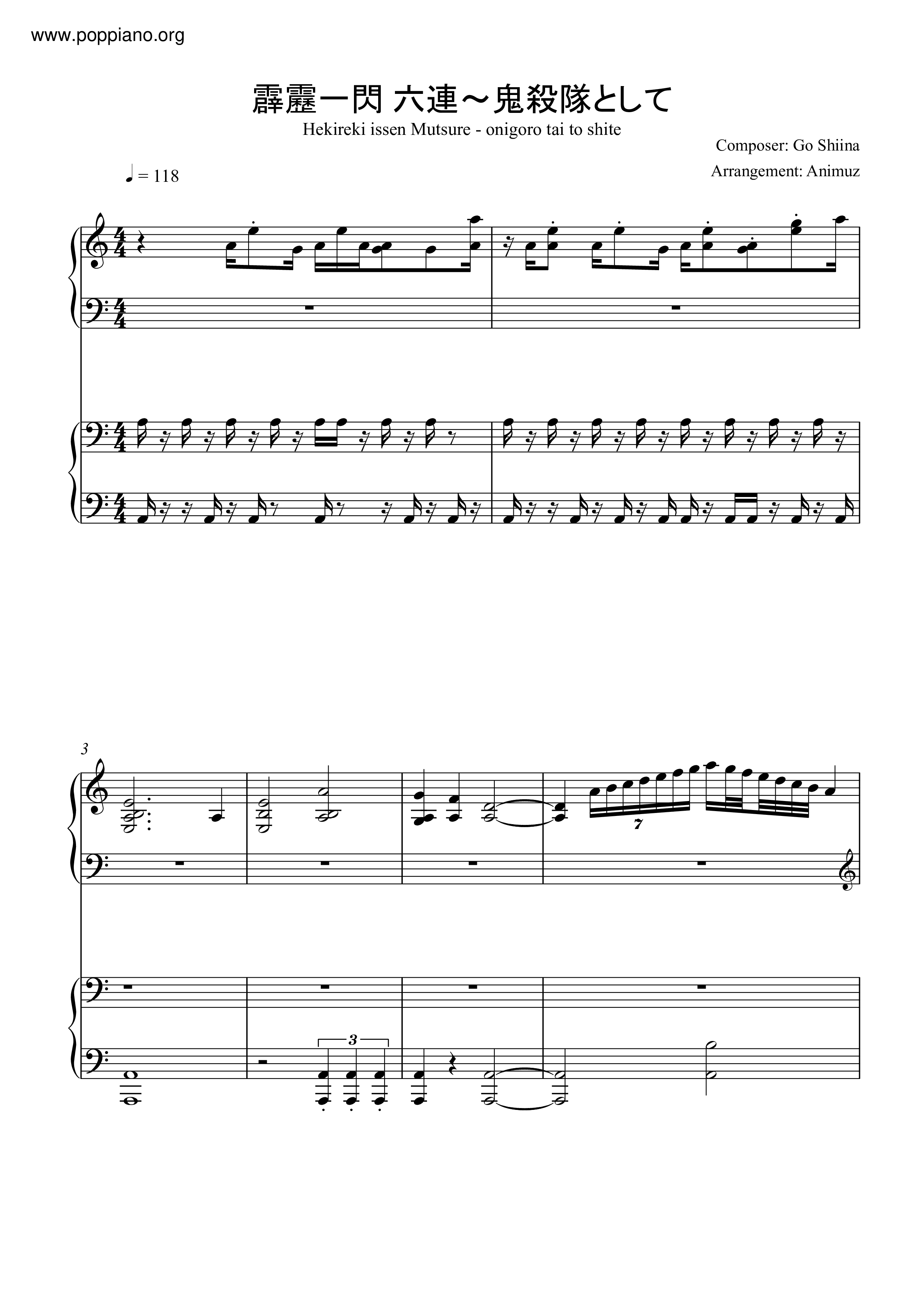 Rokuren-As A Demon Slaughter Corps Score