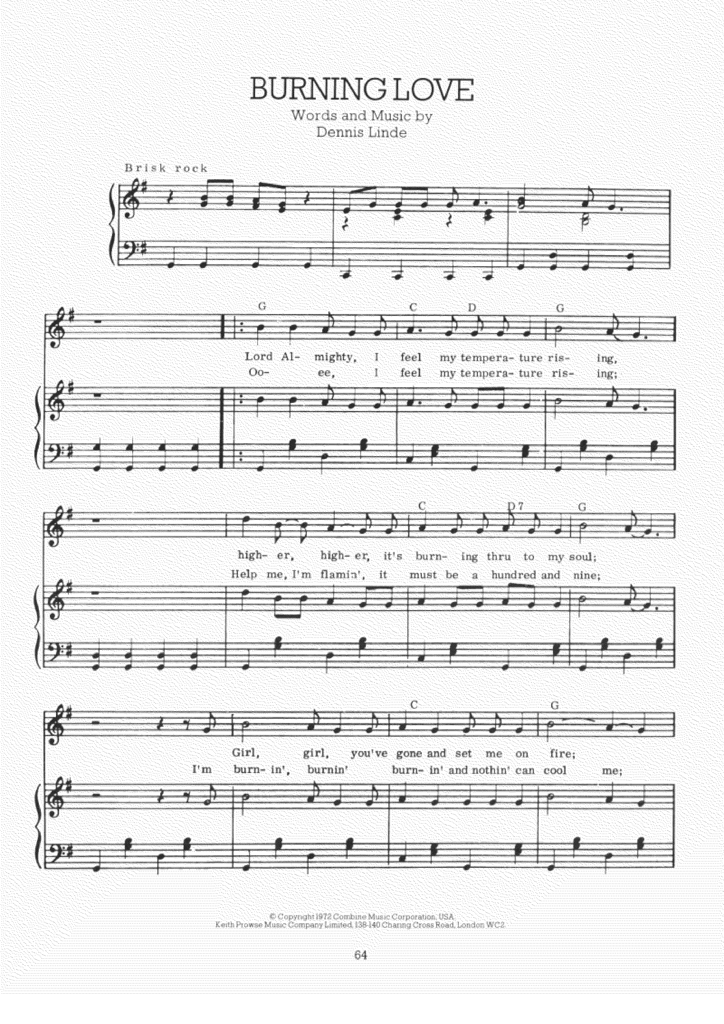Burning Love Score