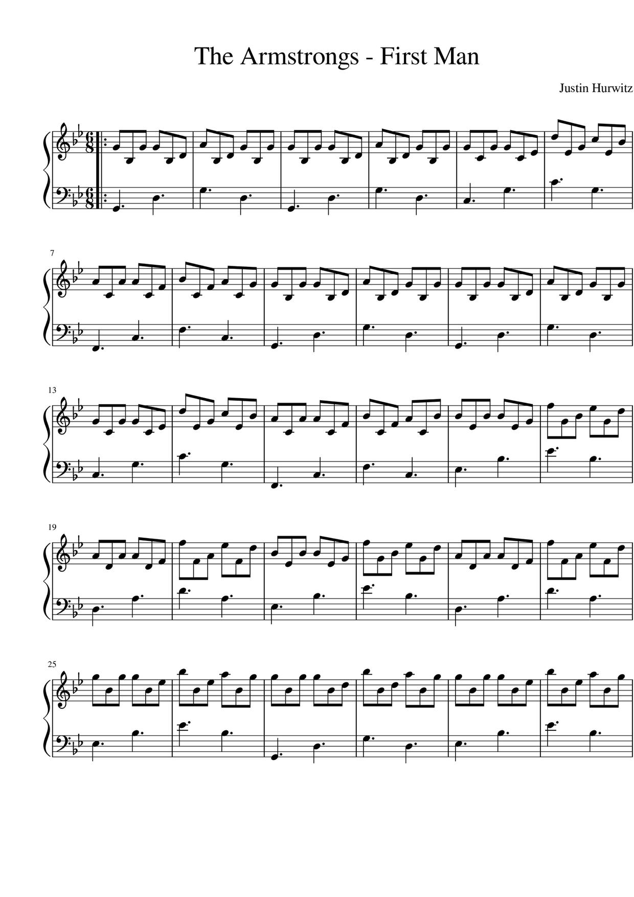 Justin HurwitzArmstrong Cabin Sheet Music pdf, Free Score Download ★