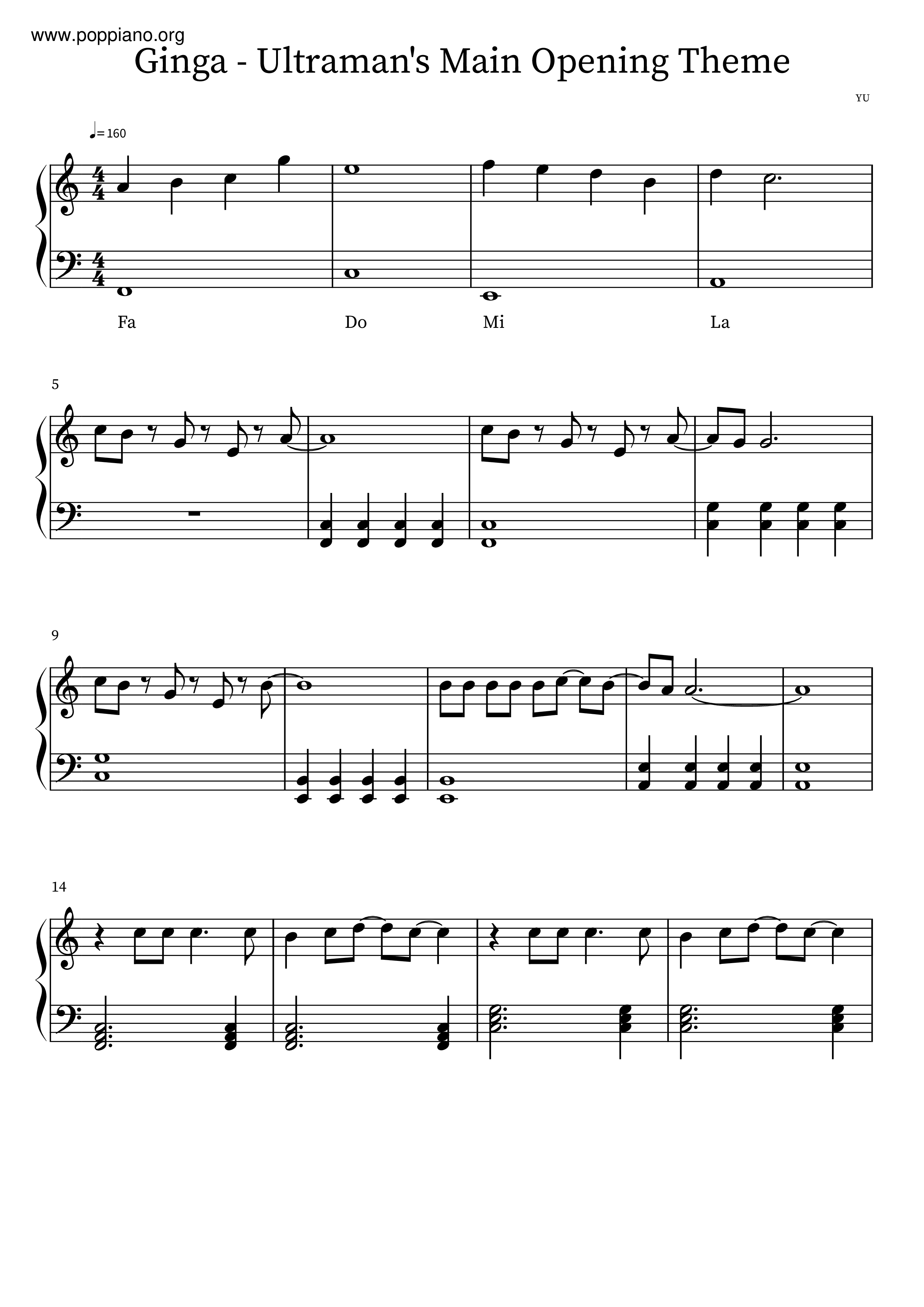 Ginga Ultraman Score