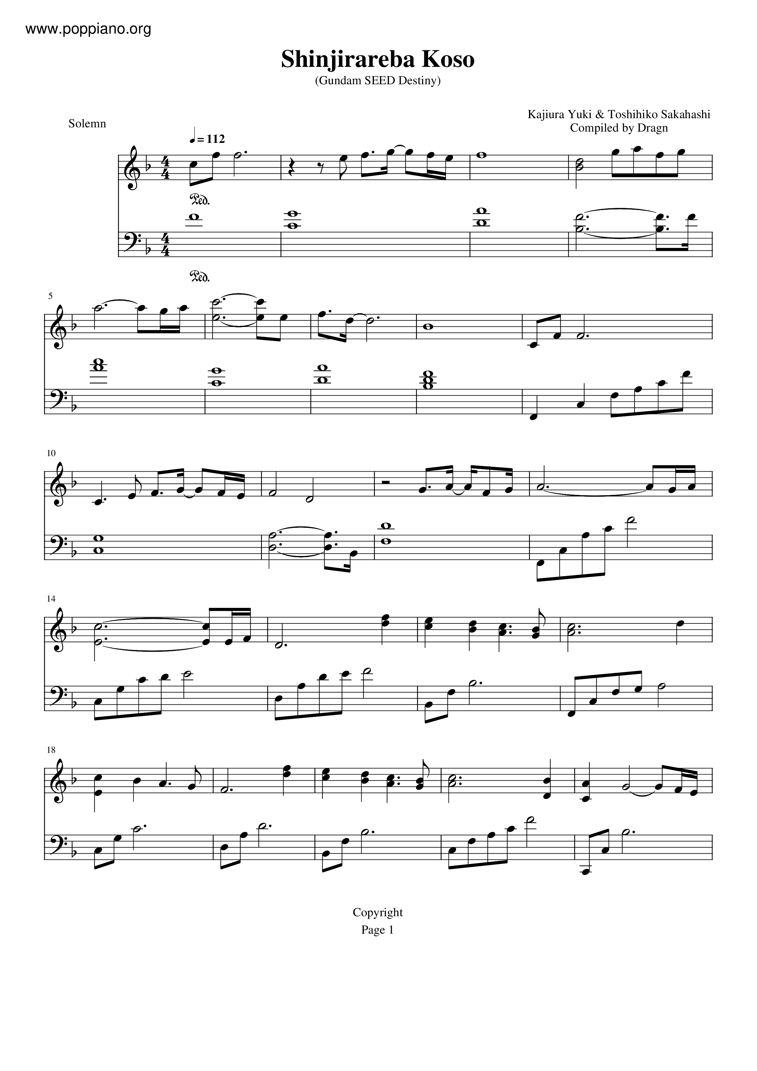 Shinjirarenai Koso Score