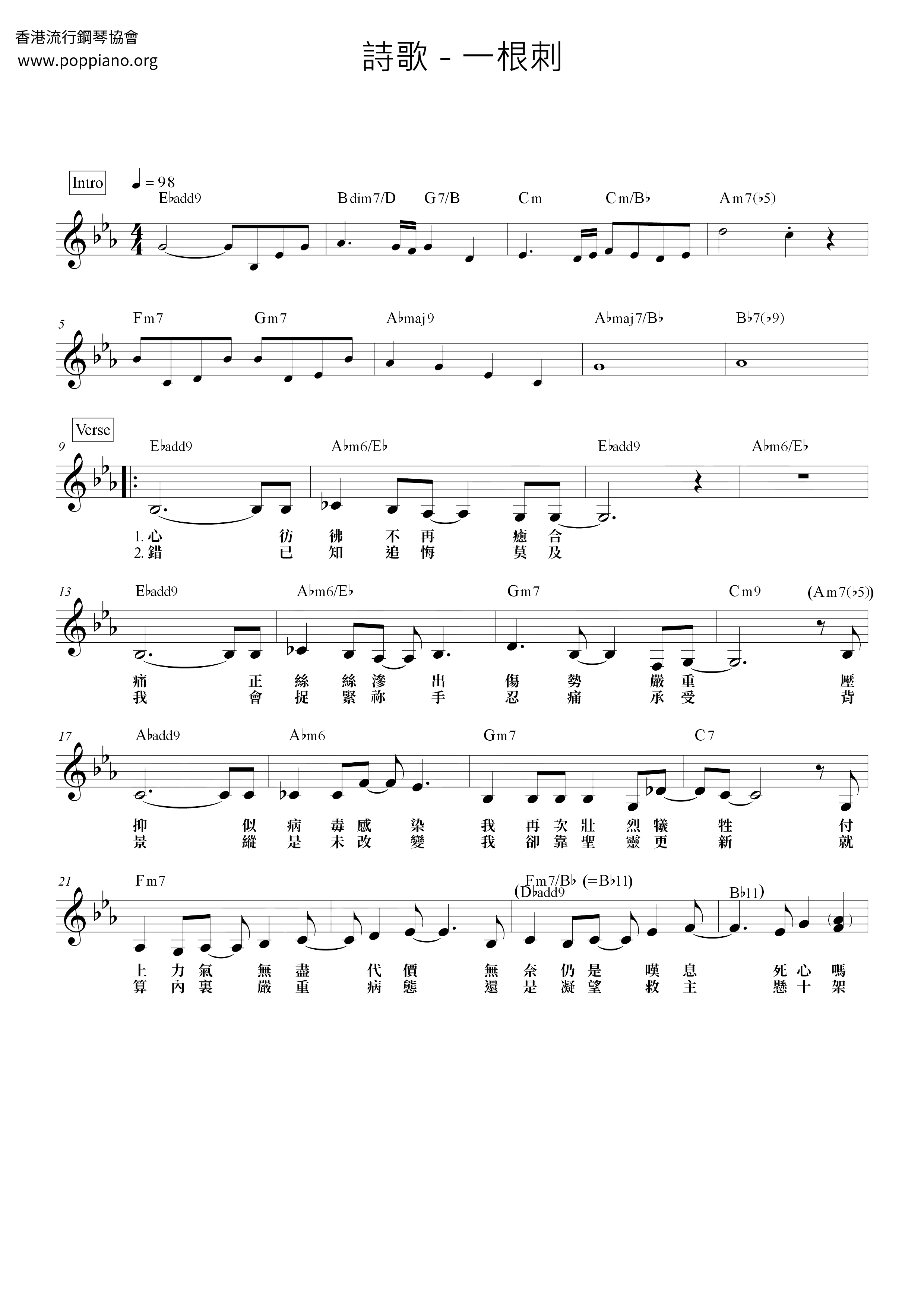 A Thorn Score
