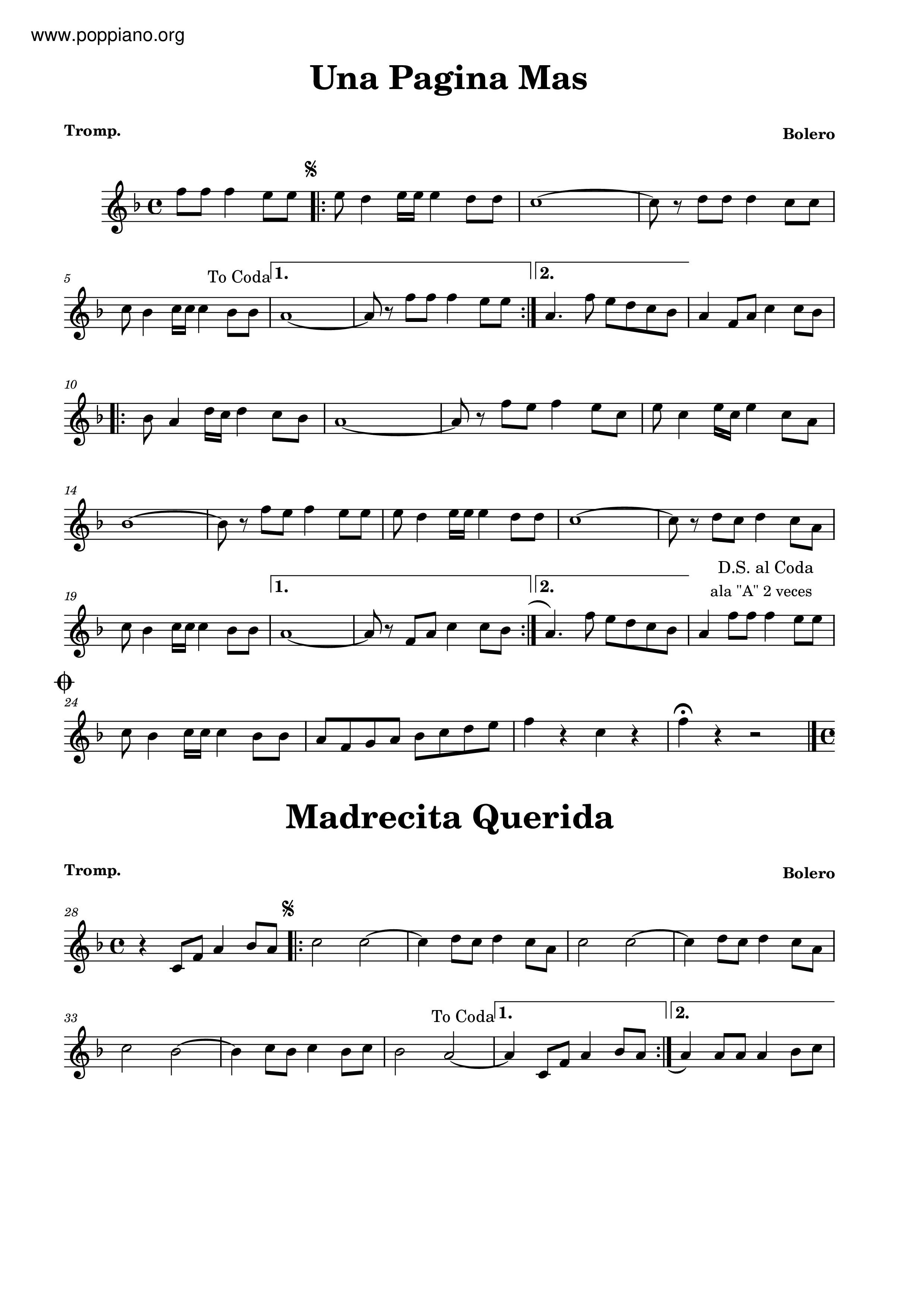 Una Pagina Mas Score