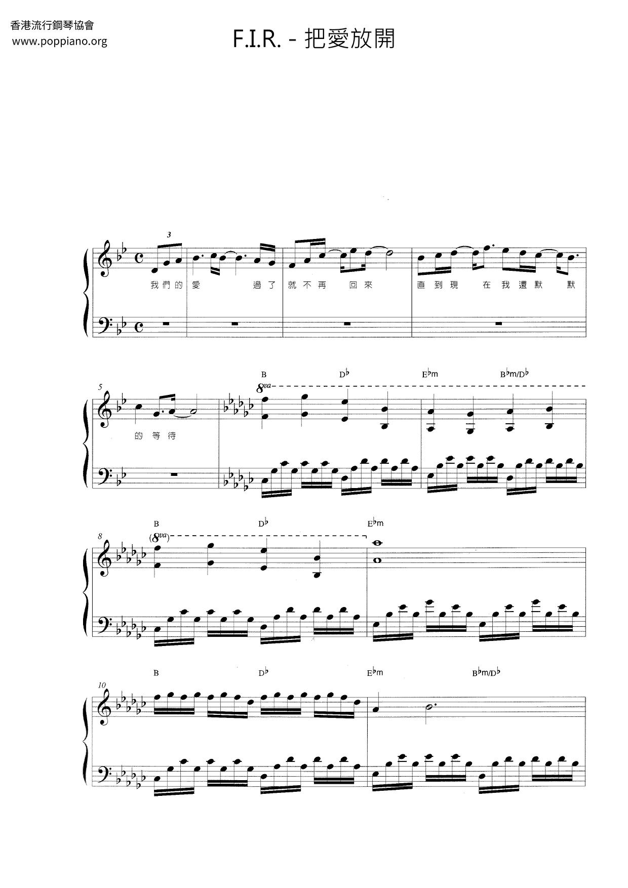 Love Let Go Score