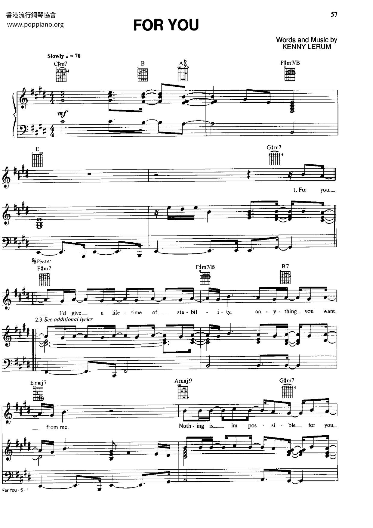 For You Score