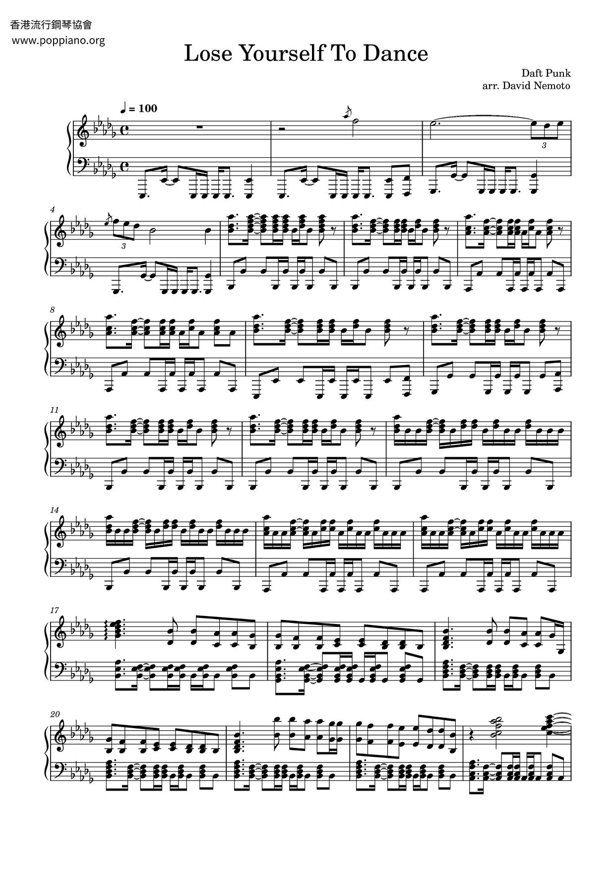 Lose Yourself To Dance (Feat. Pharrell Williams) Score