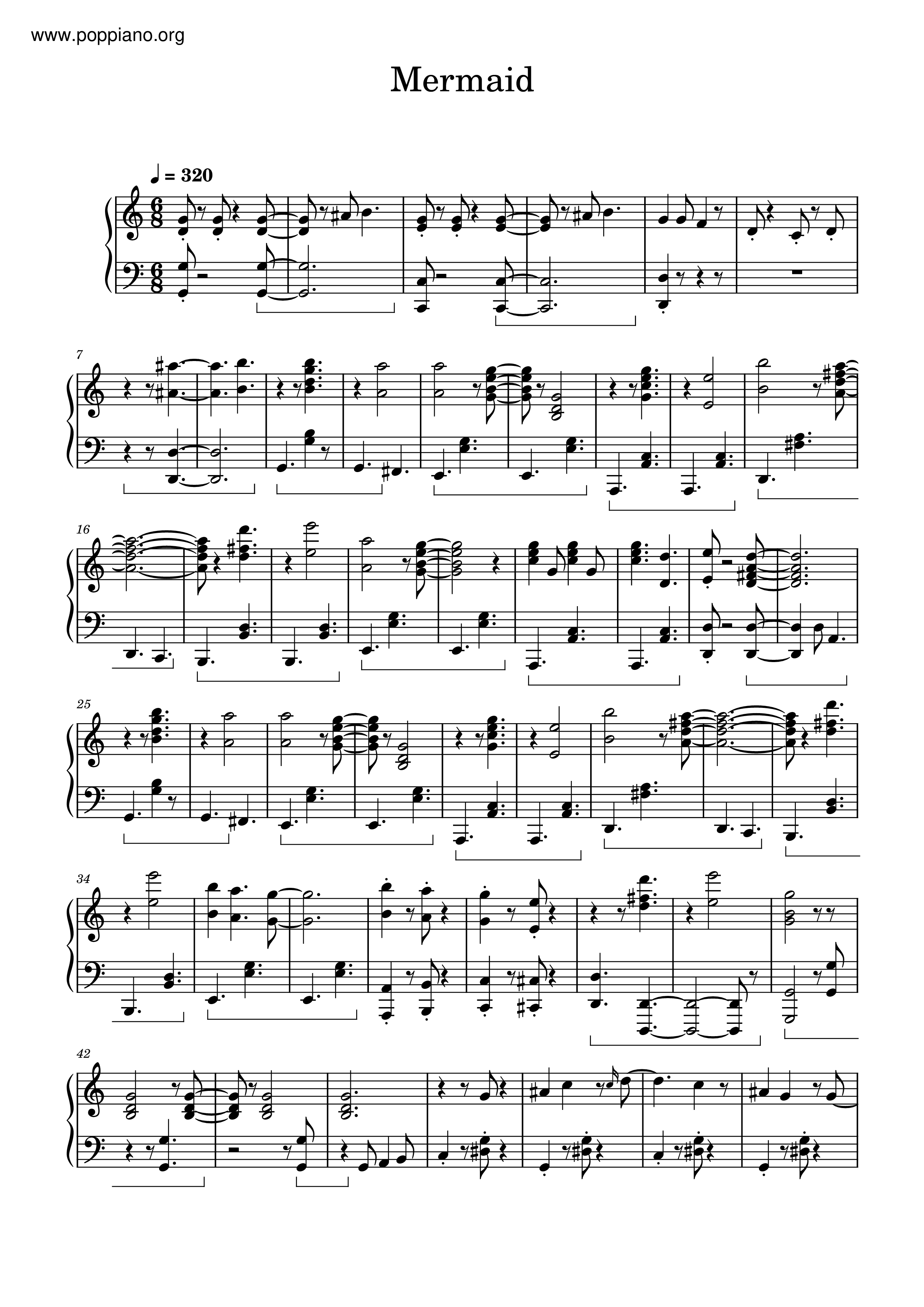 Galactic Mermaid Score