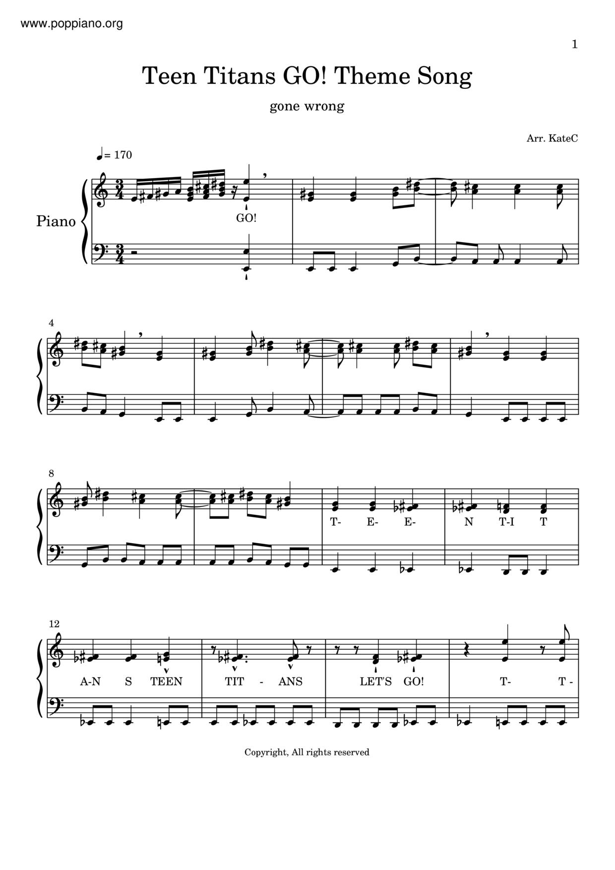 Teen Titans Score