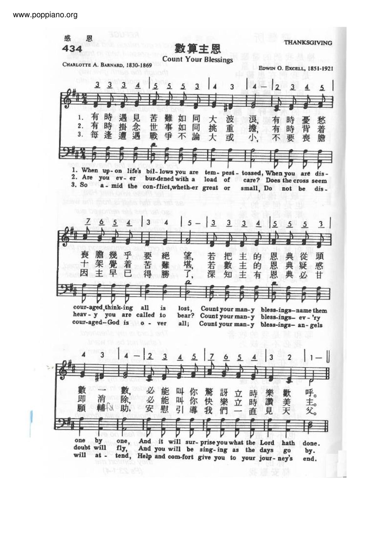 Count The Lord Score