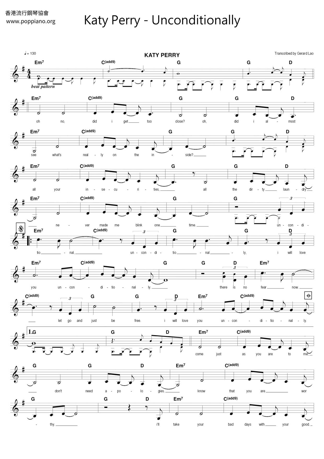 Unconditionally Score
