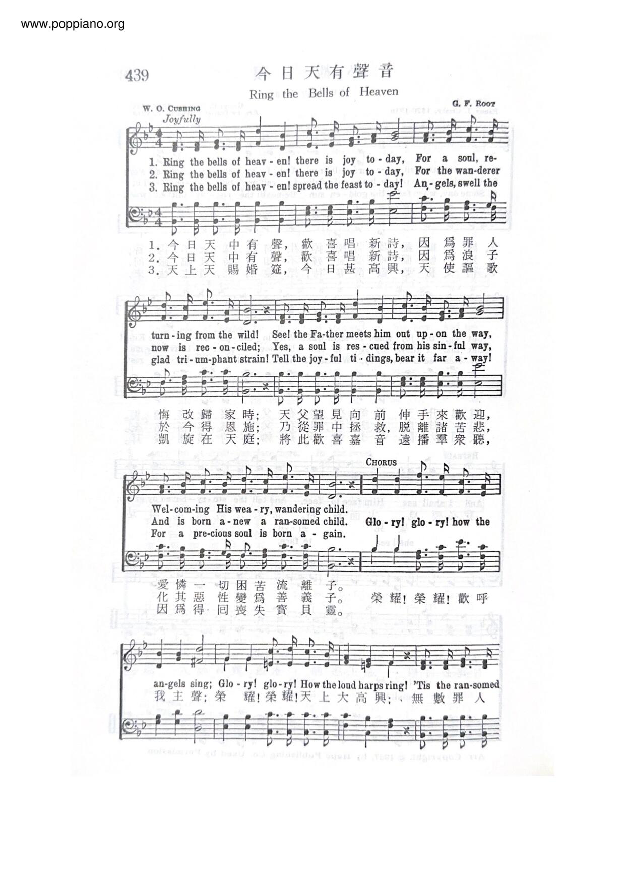 There Is A Voice Today Score