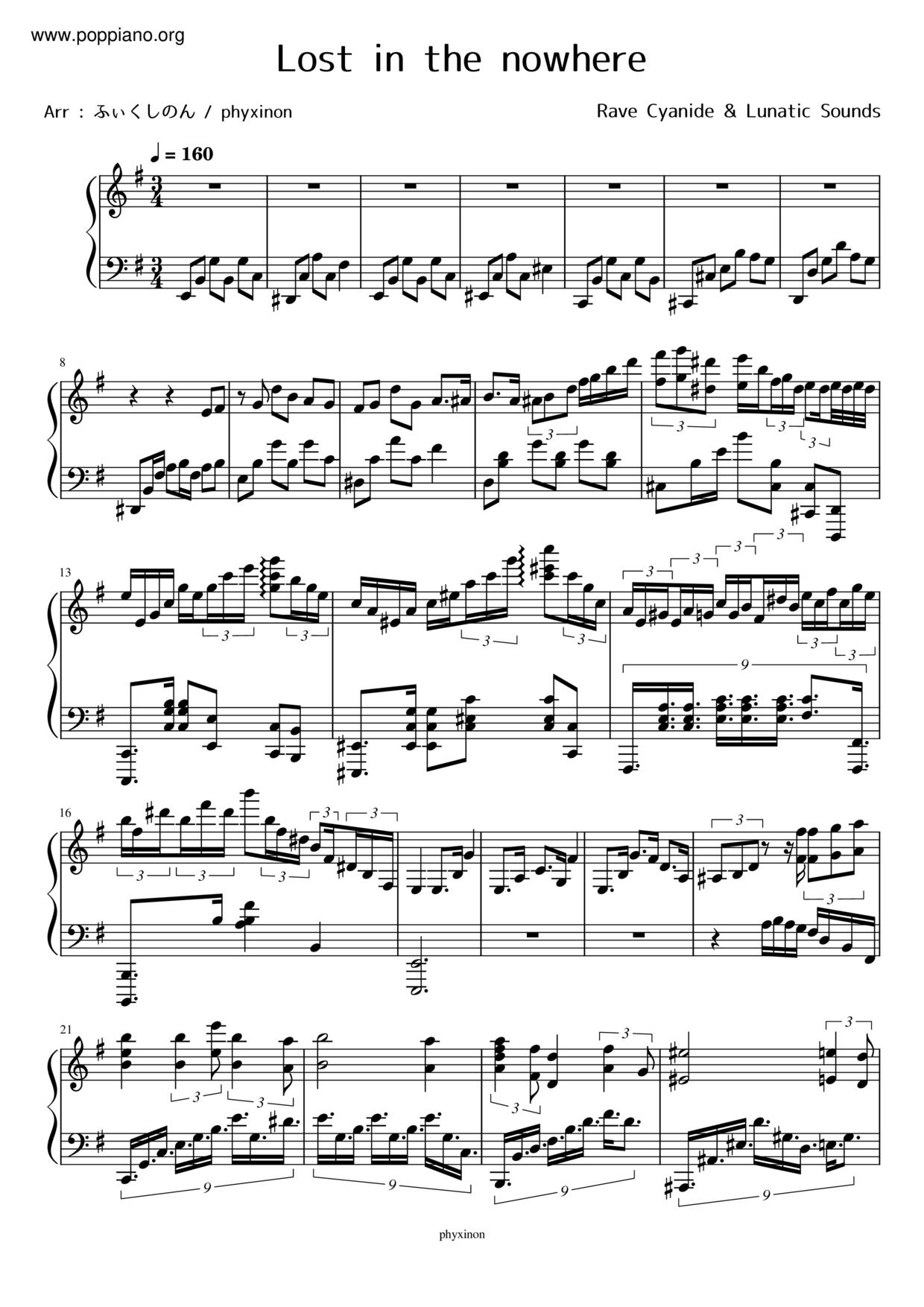 Lost In Nowhere Score