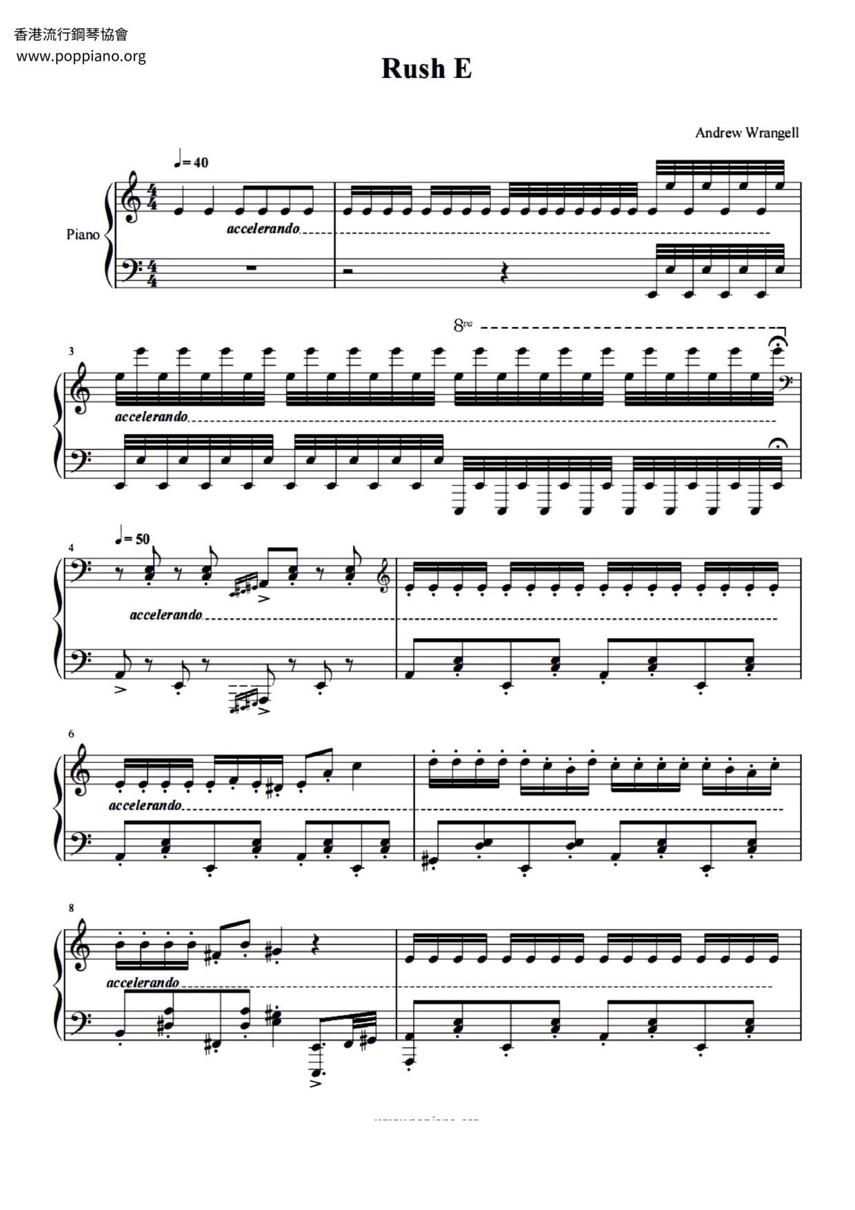 Rush E Score