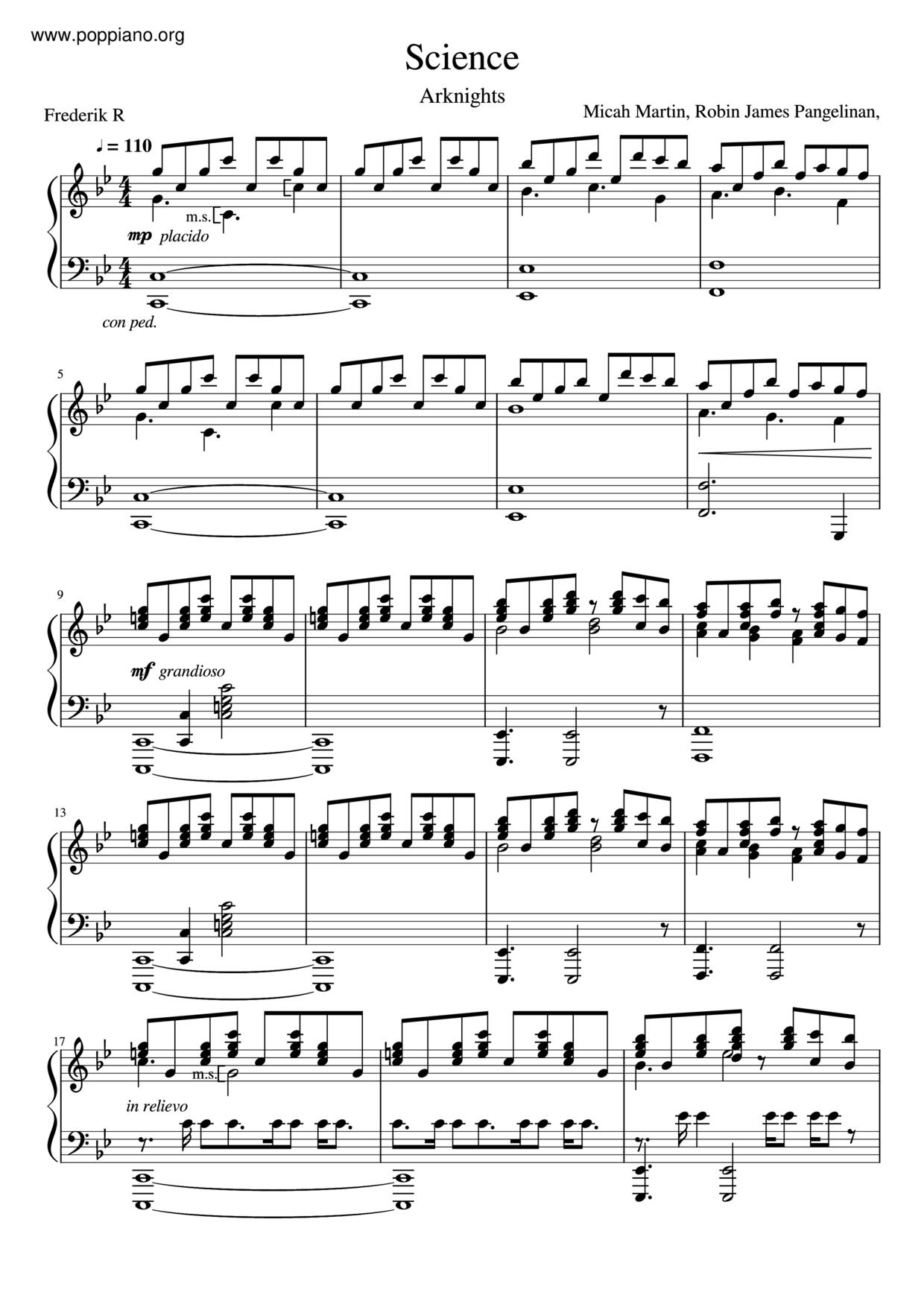 Arknights - Science Score