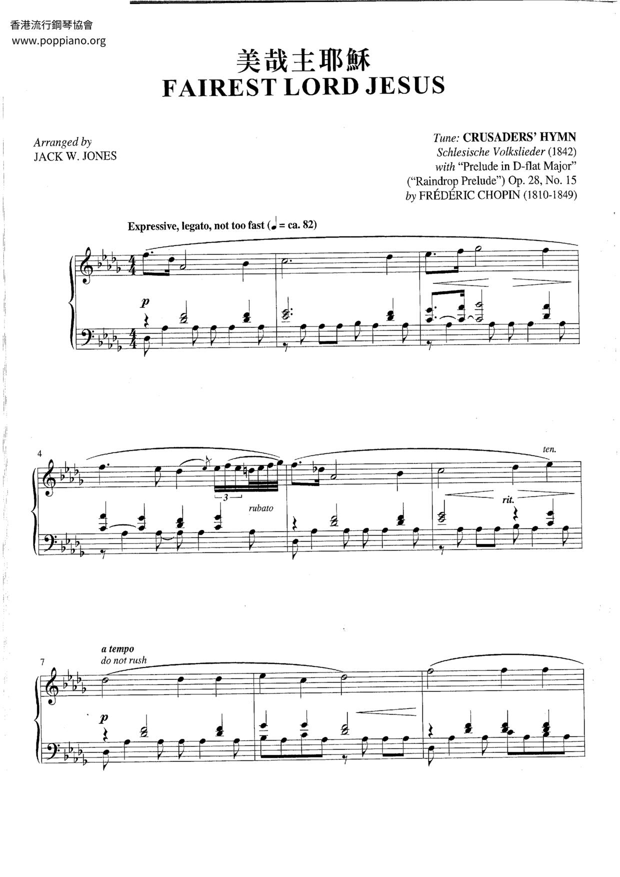 Beautiful Jesus Score