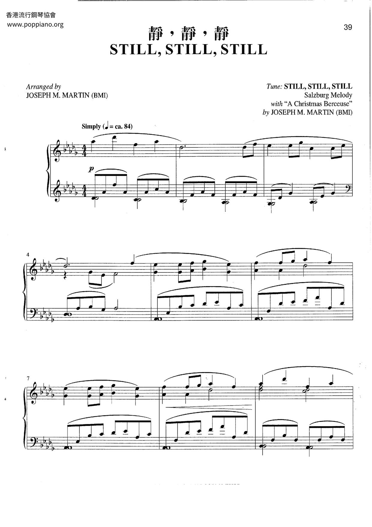 Still, Still, Still Score