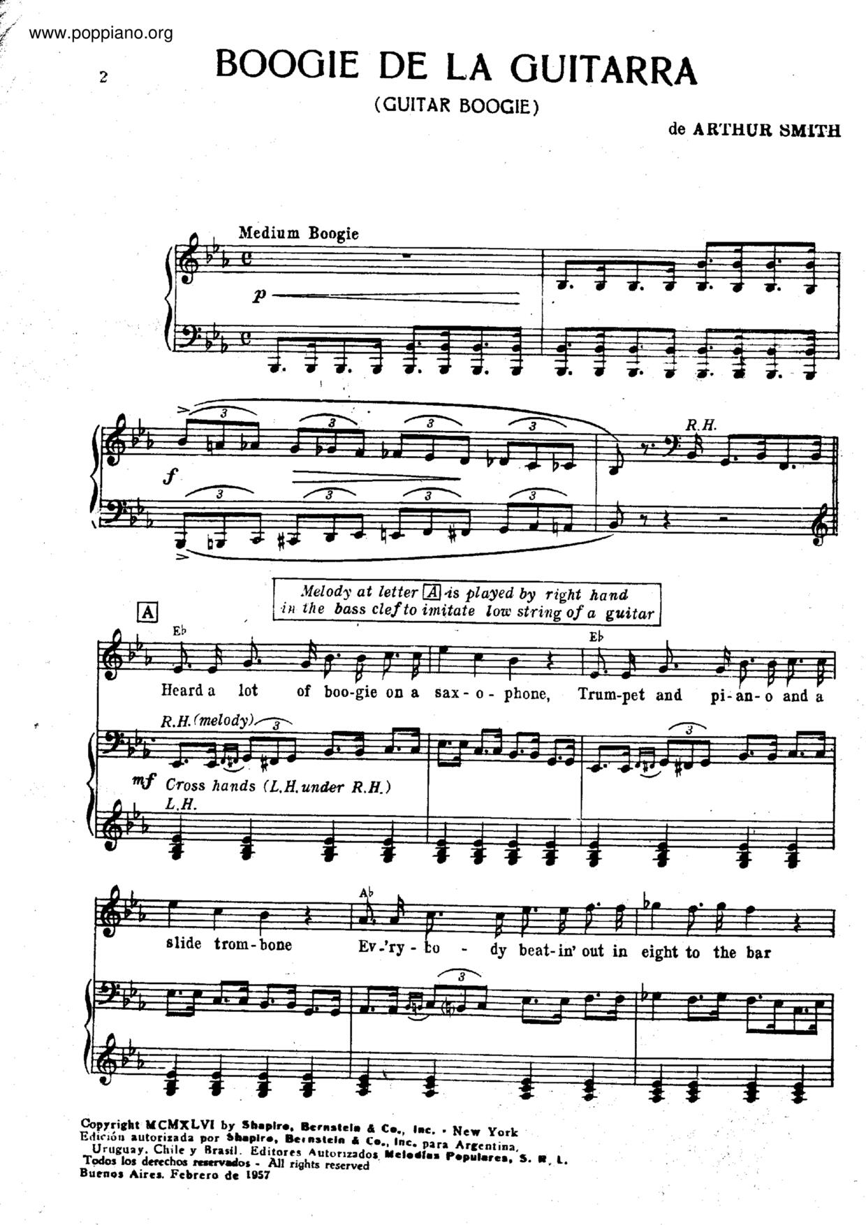 Guitar Boogie Score