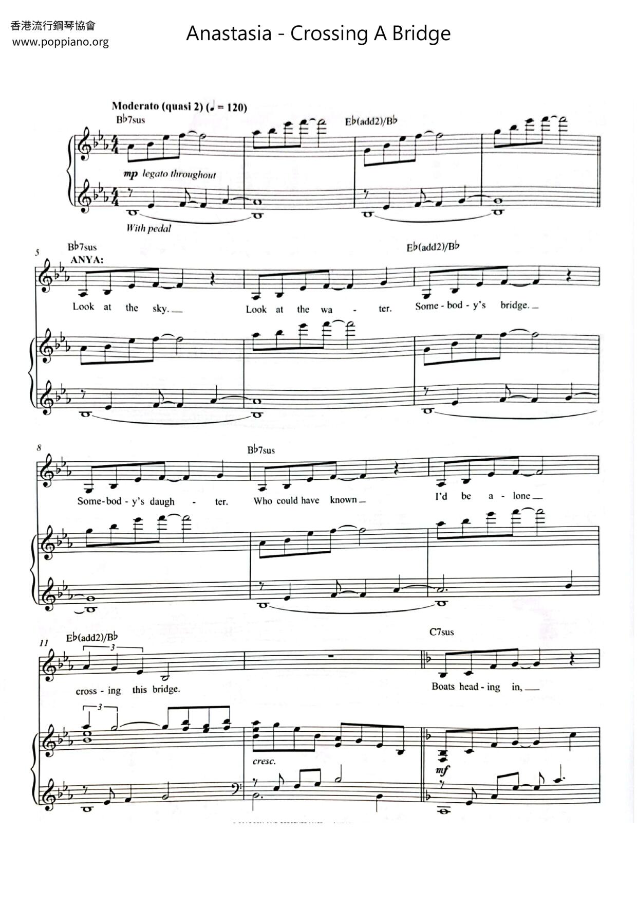 Crossing A Bridge Score