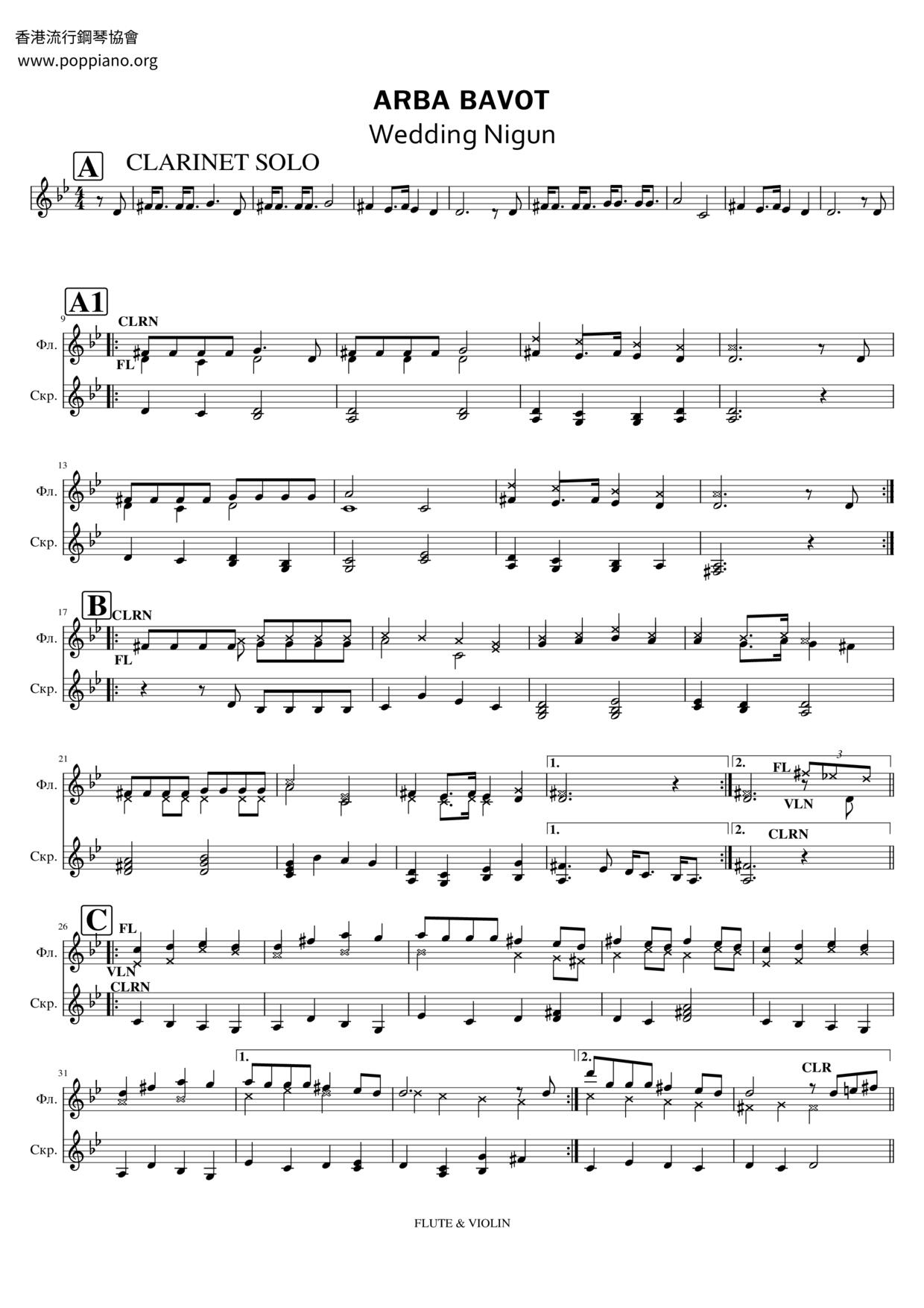 Arba Bavot Score