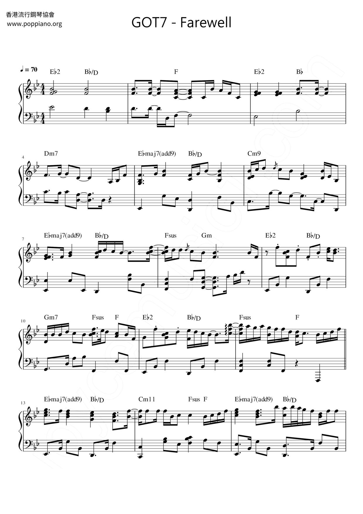 Farewell Score