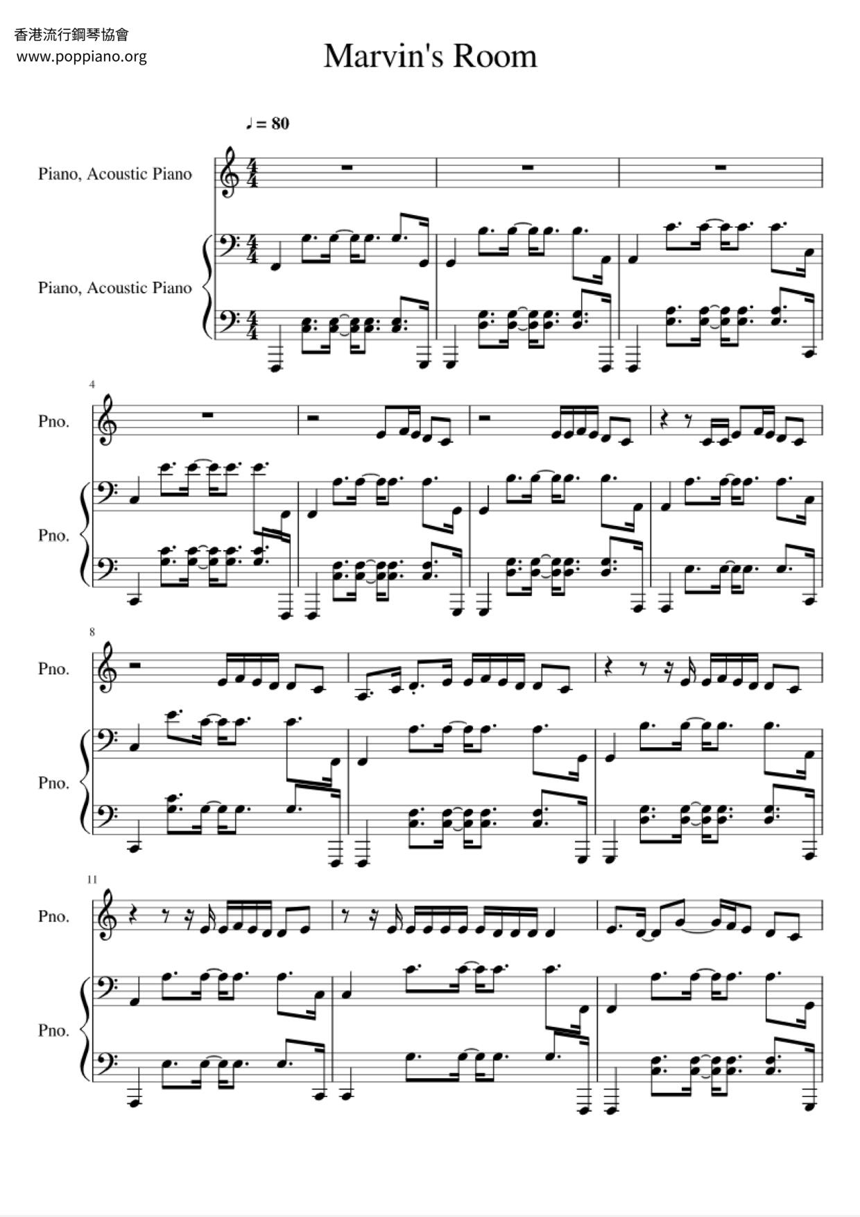 Marvins Room Score