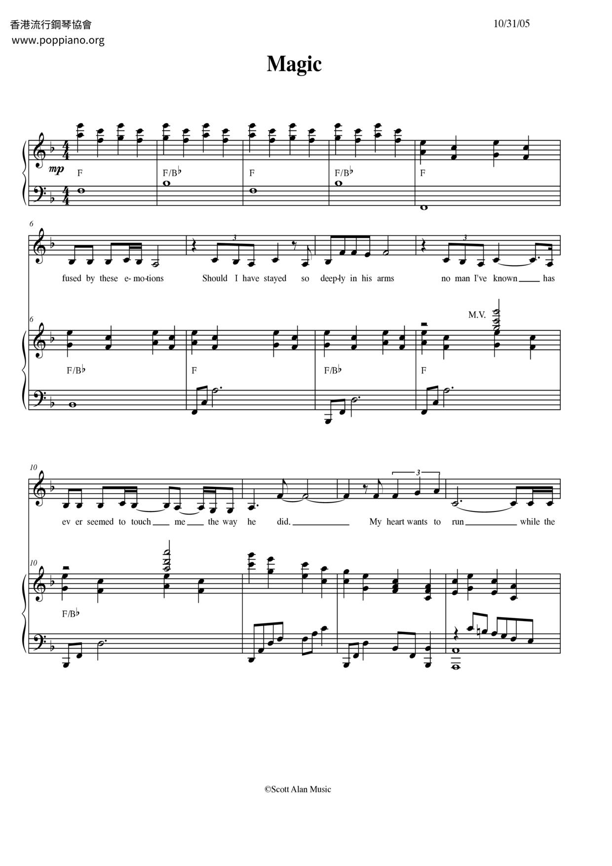 Magic Score