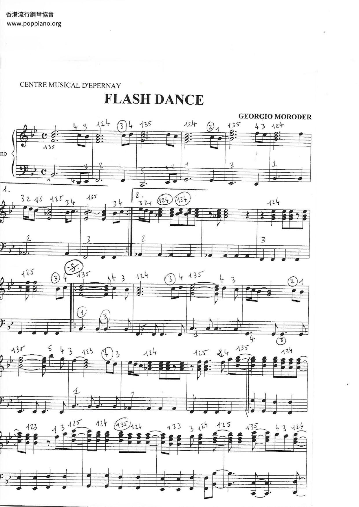 Flashdance - Love Theme Score