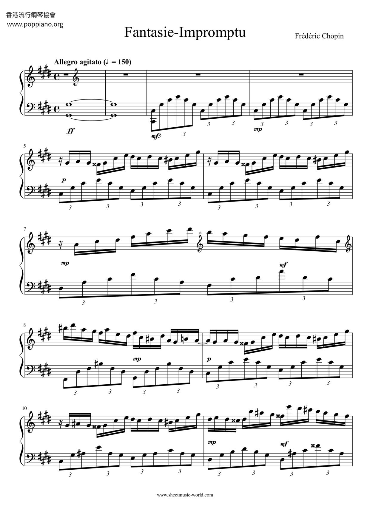 Fantasise-impromptu Score