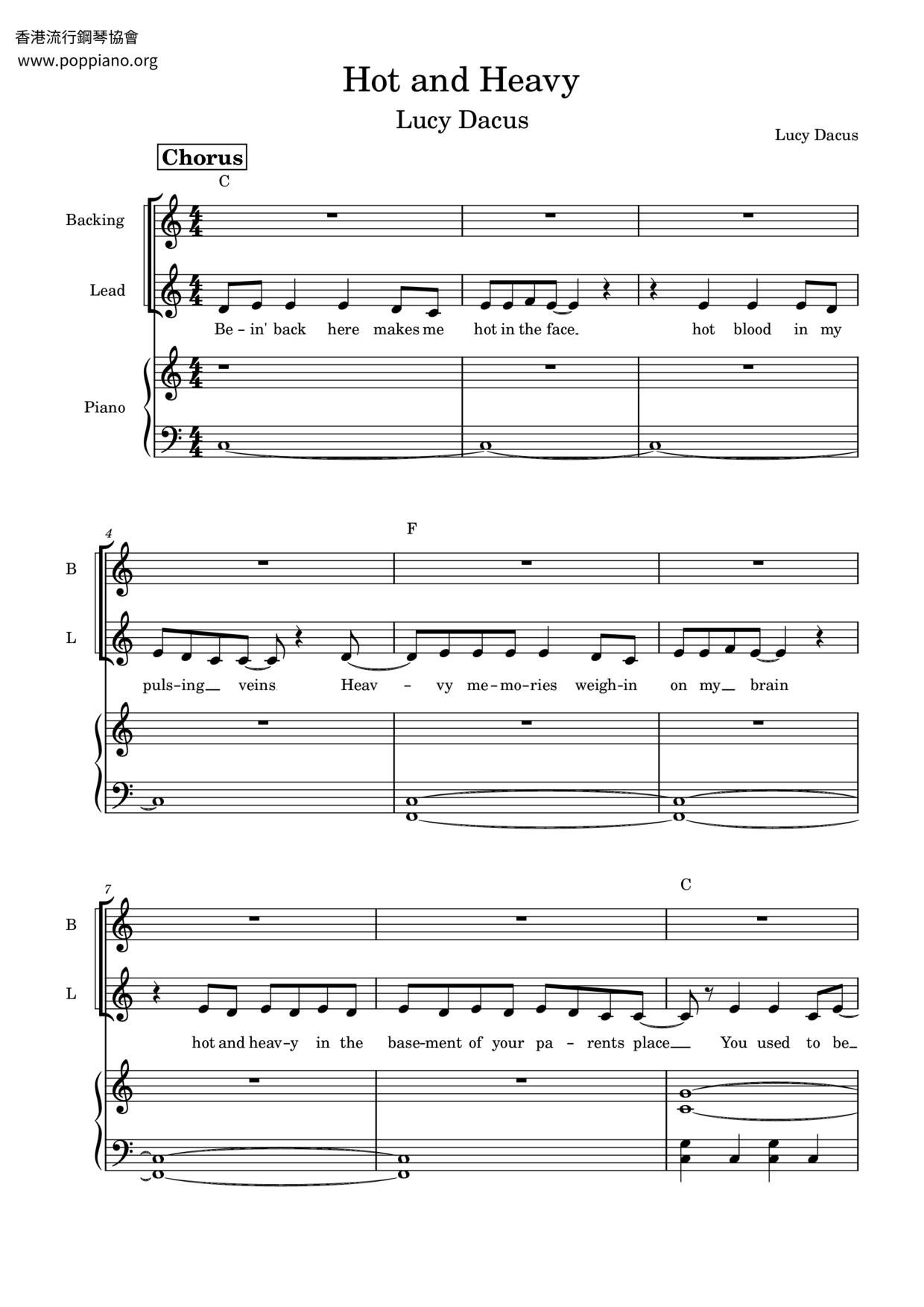 Hot & Heavy Score