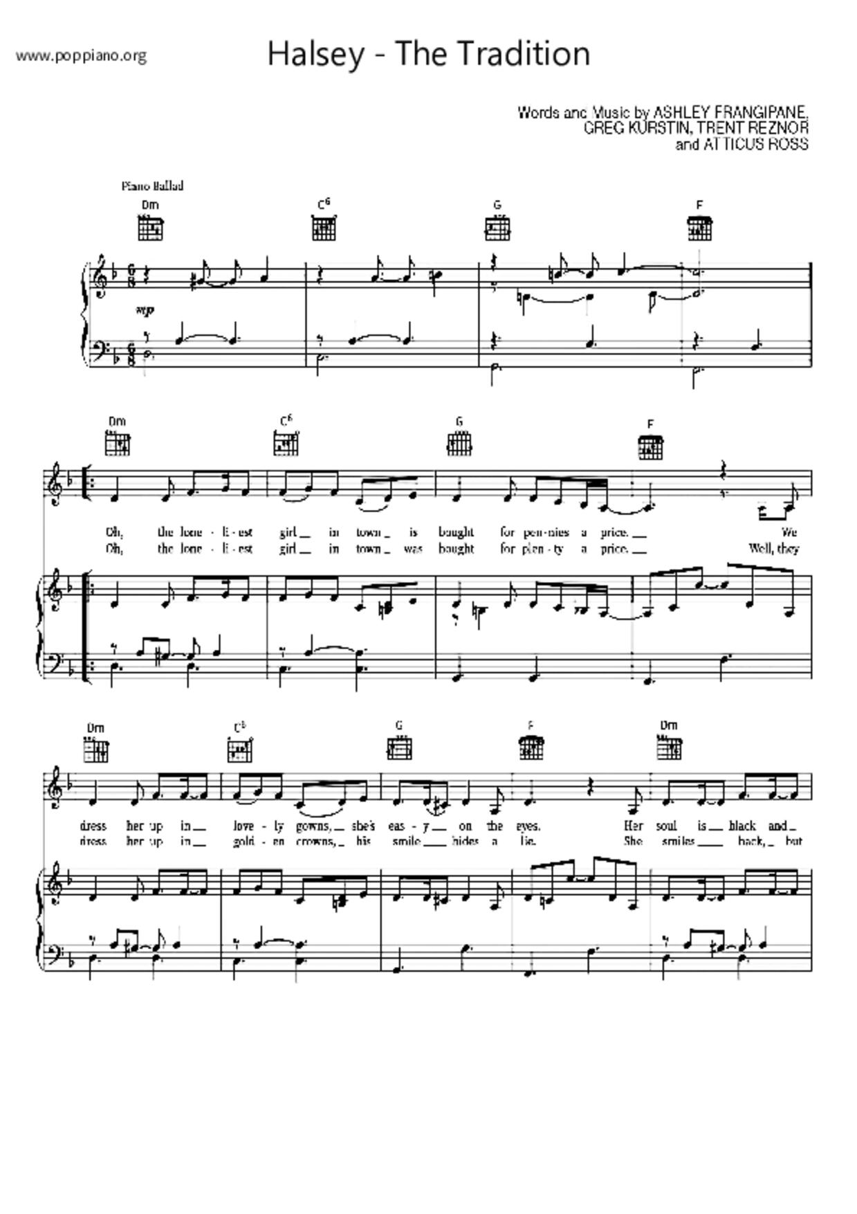 The Tradition Score