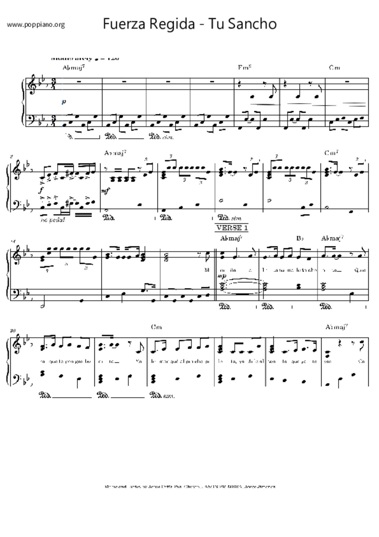 Tu Sancho Score
