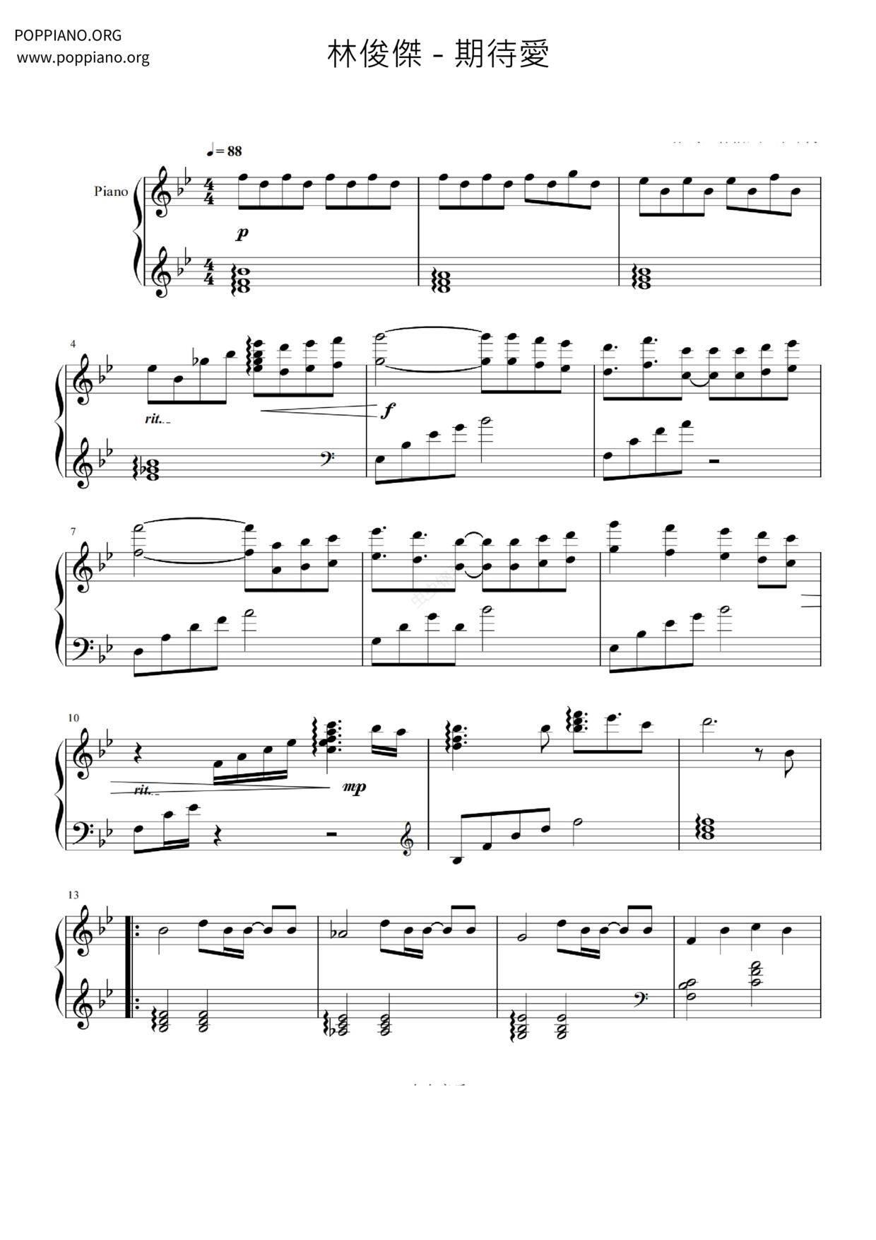 Looking Forward To Love Score