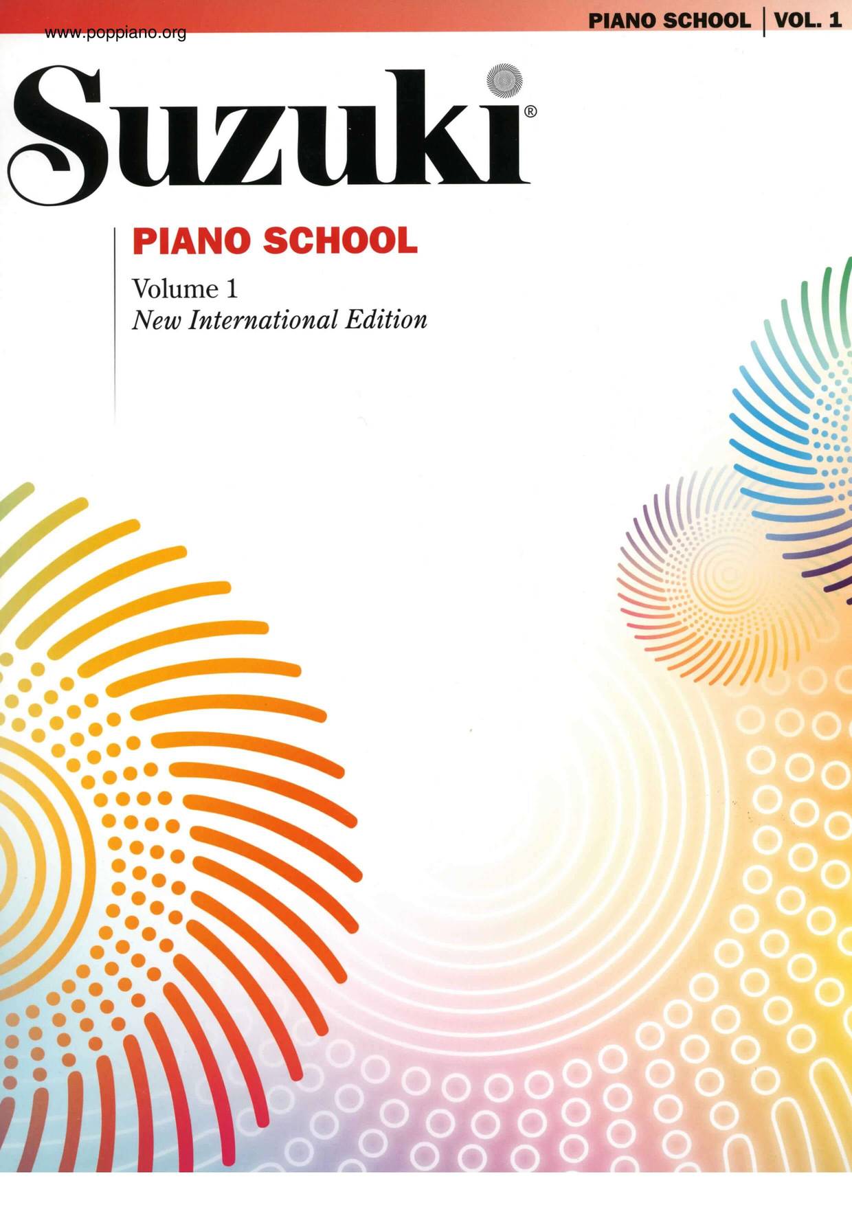 Suzuki Piano School Volume 1琴譜