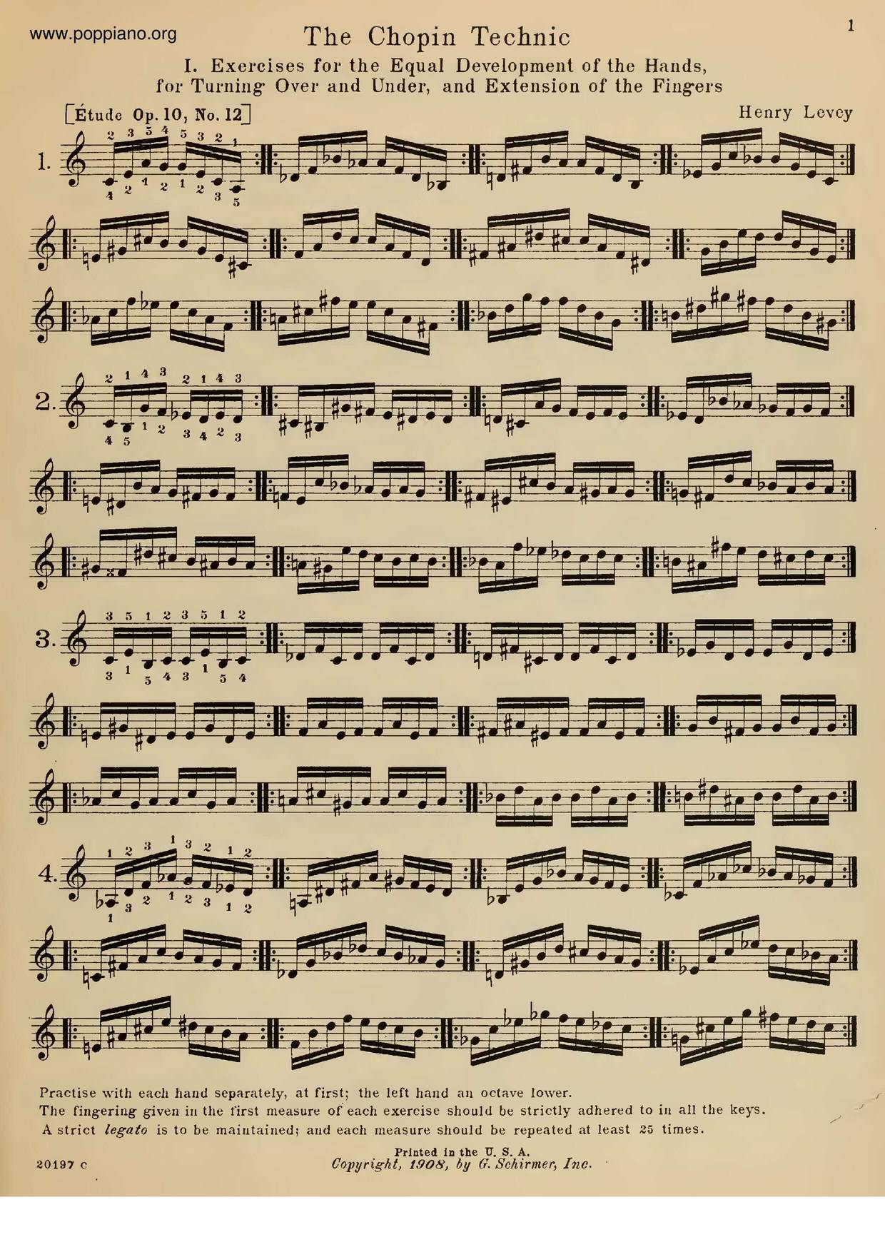 The Chopin Technique琴譜